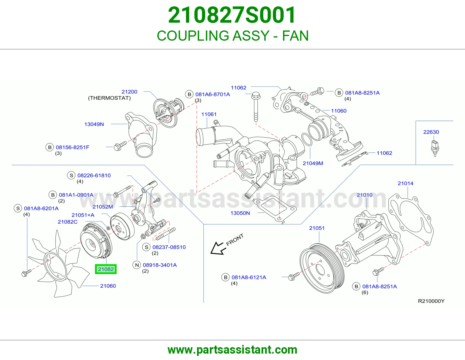 COUPLING ASSY - FAN