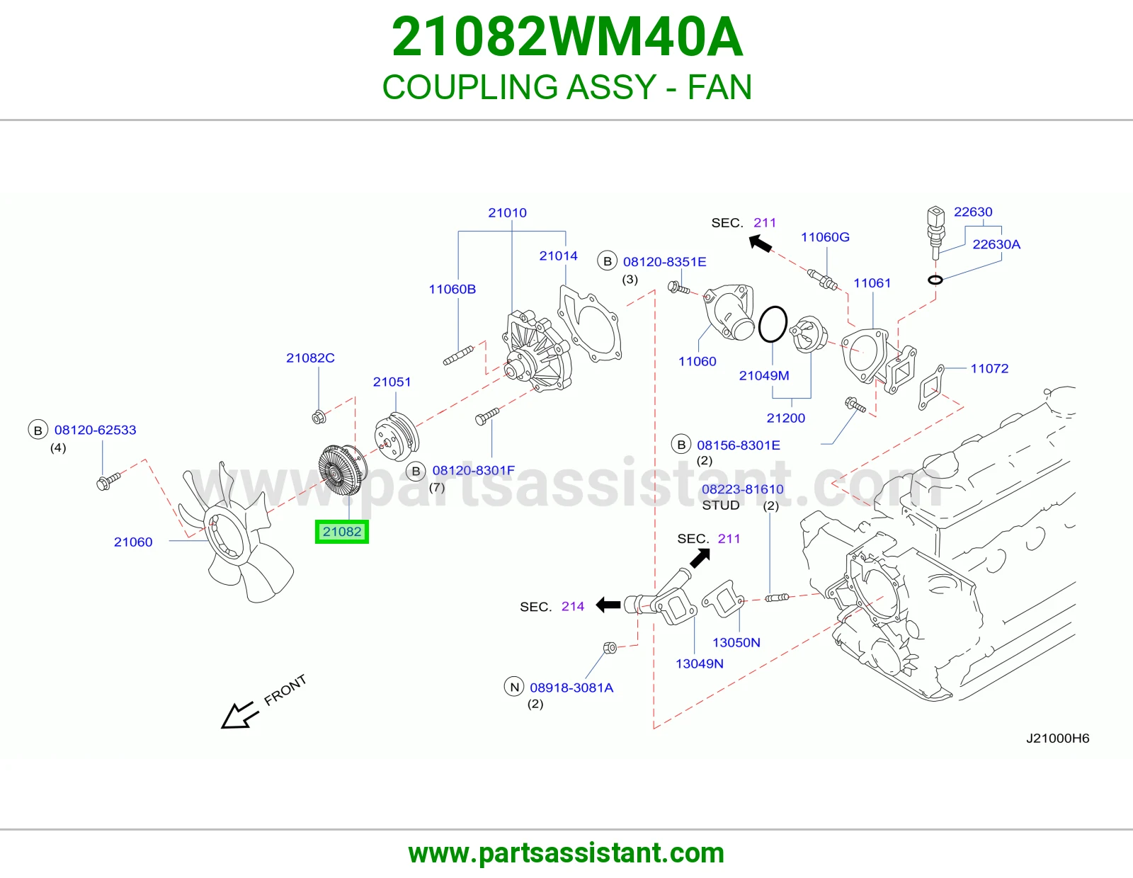 COUPLING ASSY - FAN