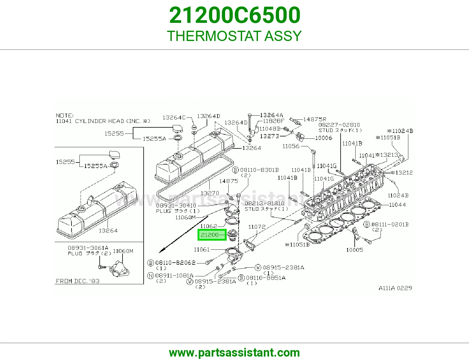 THERMOSTAT ASSY
