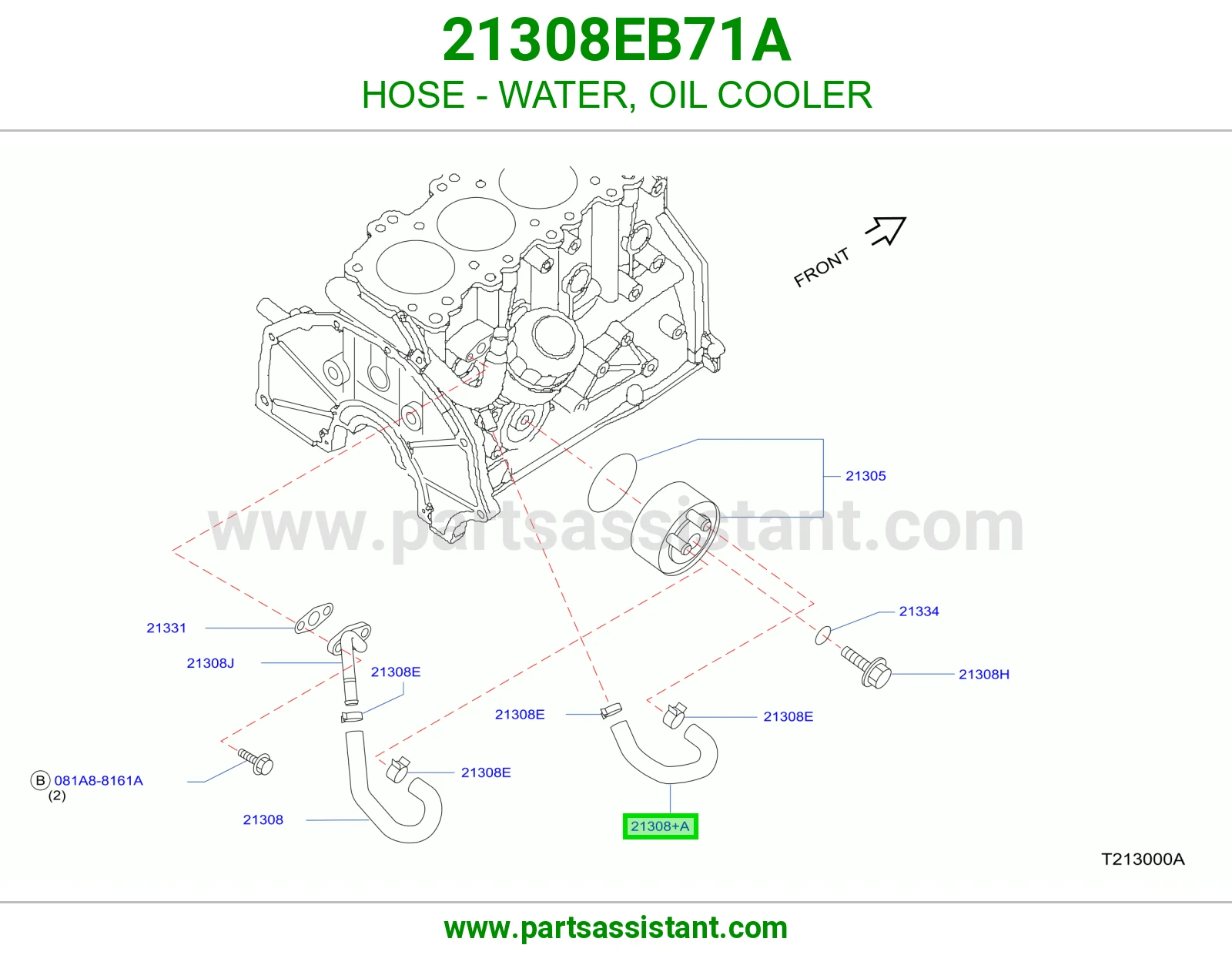HOSE - WATER, OIL COOLER