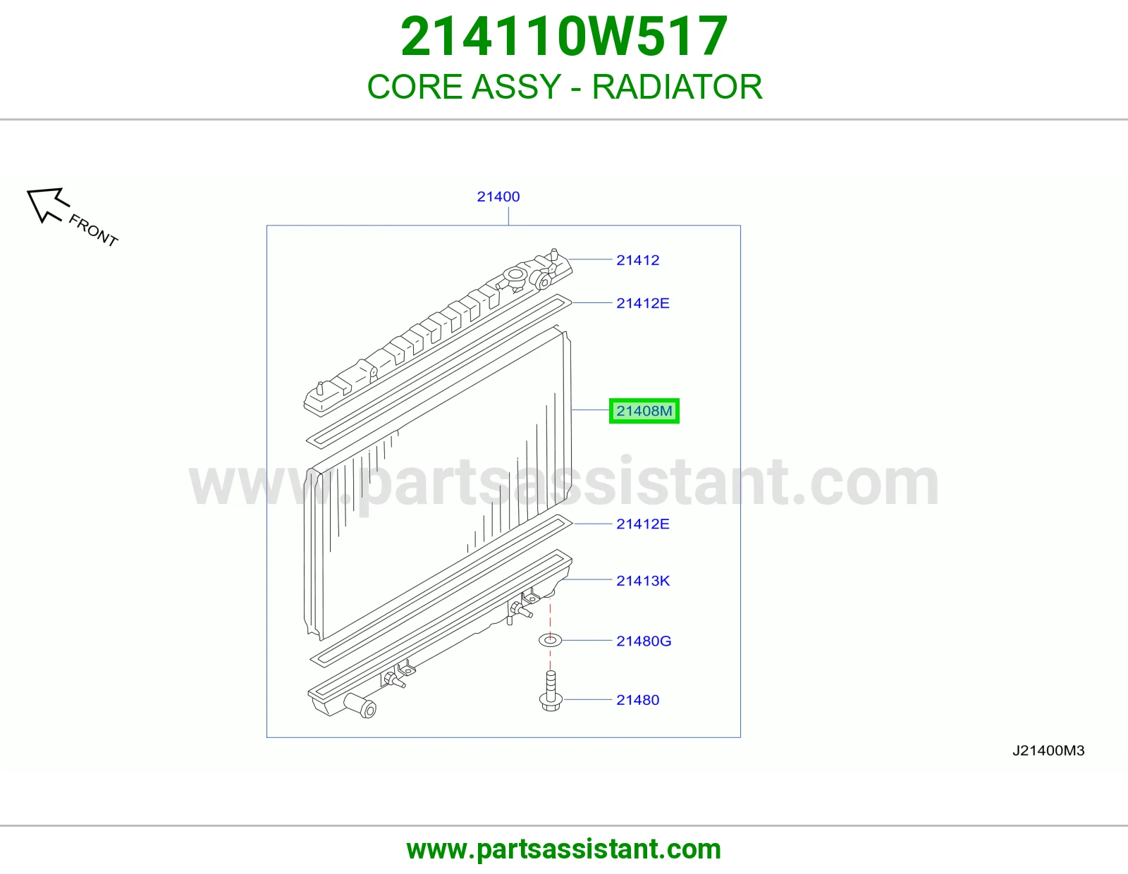 CORE ASSY - RADIATOR