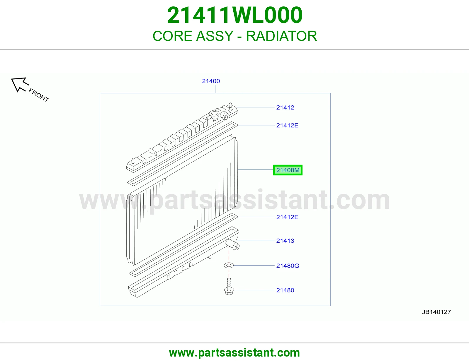 CORE ASSY - RADIATOR