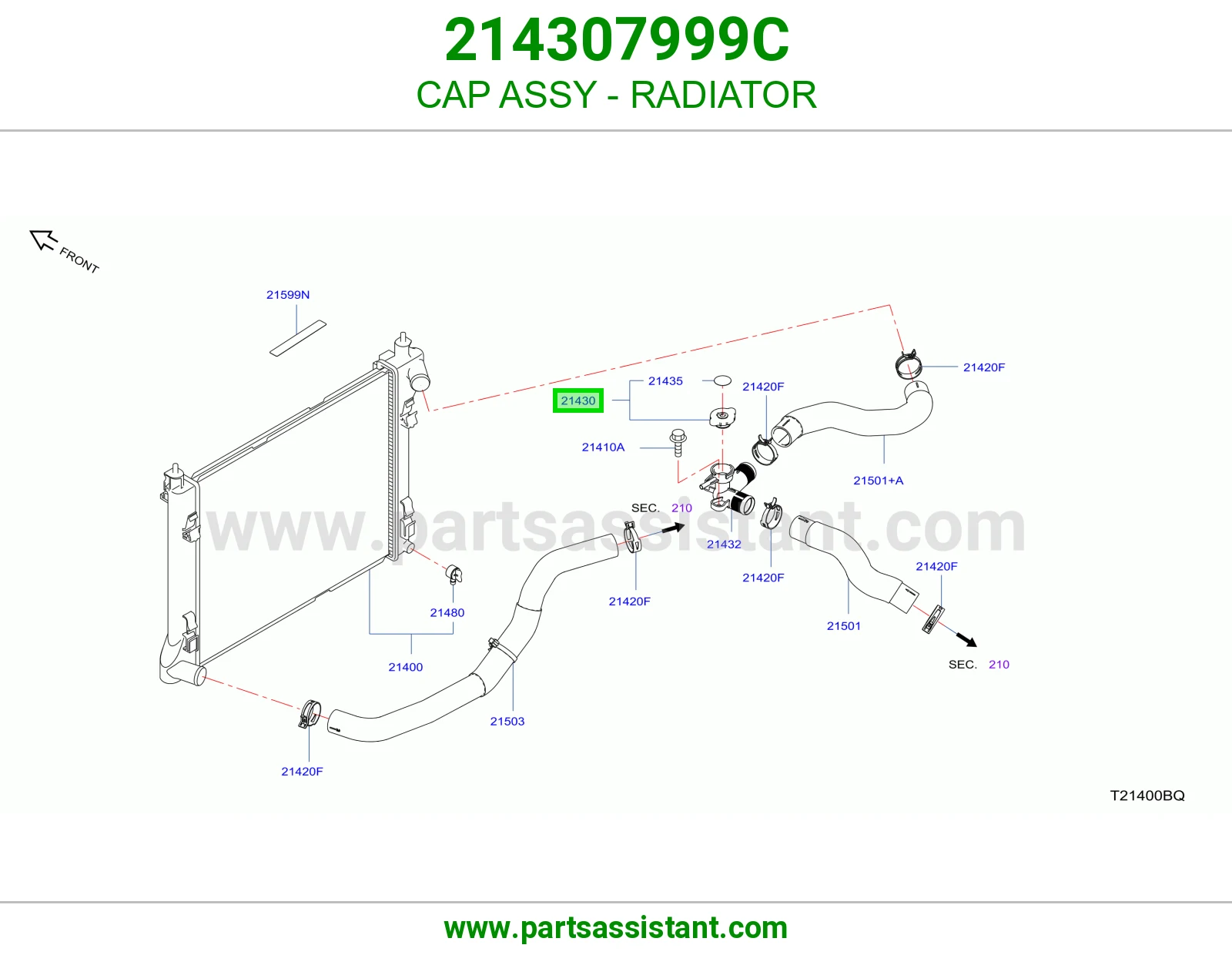 CAP ASSY - RADIATOR