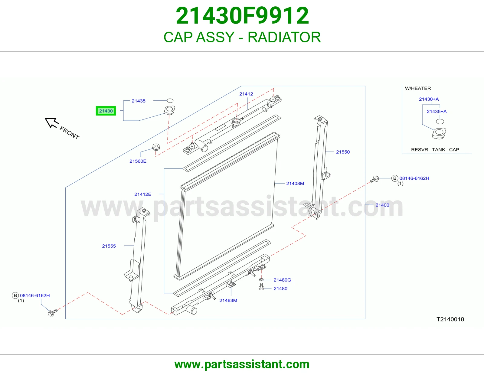 CAP ASSY - RADIATOR