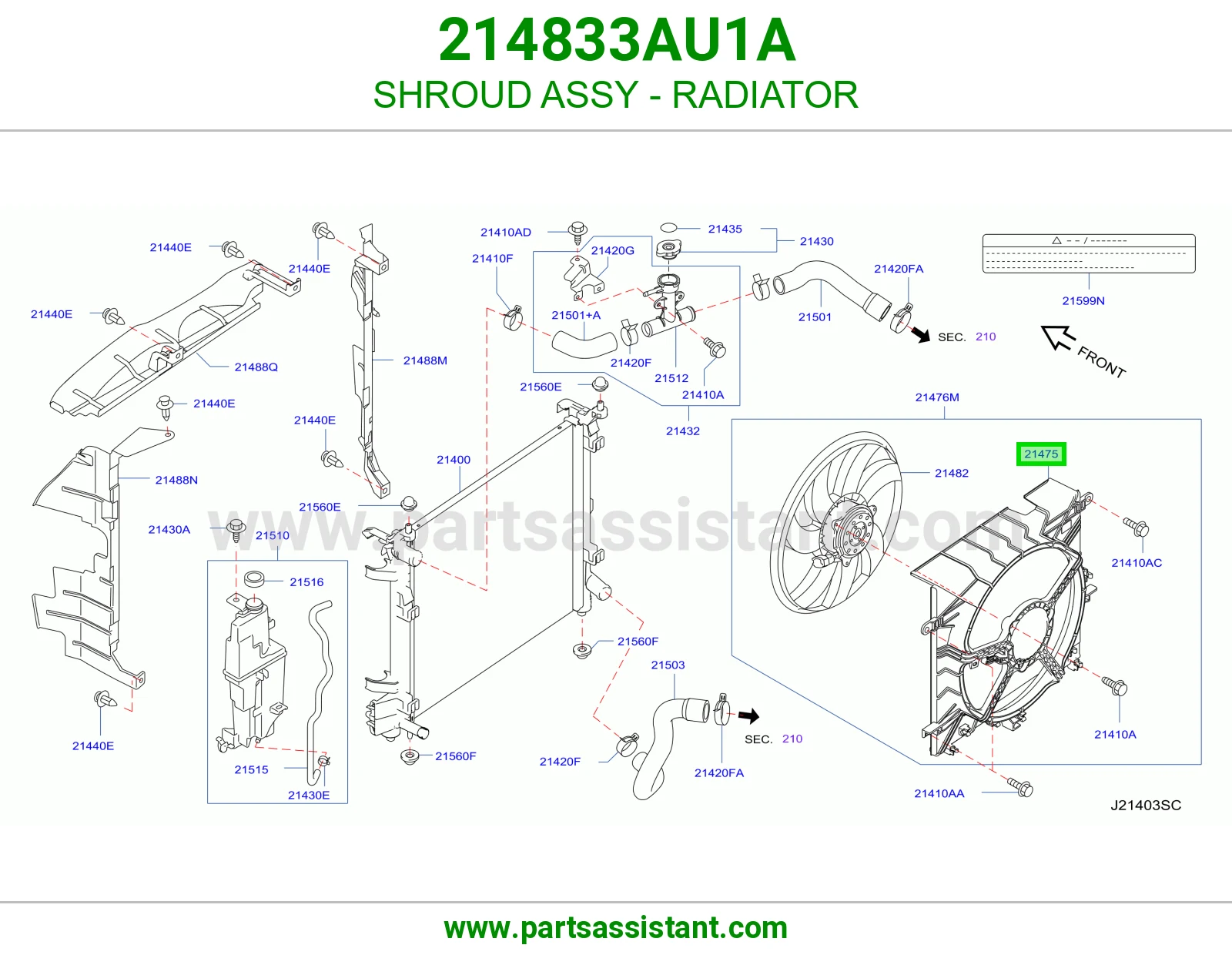 SHROUD ASSY - RADIATOR