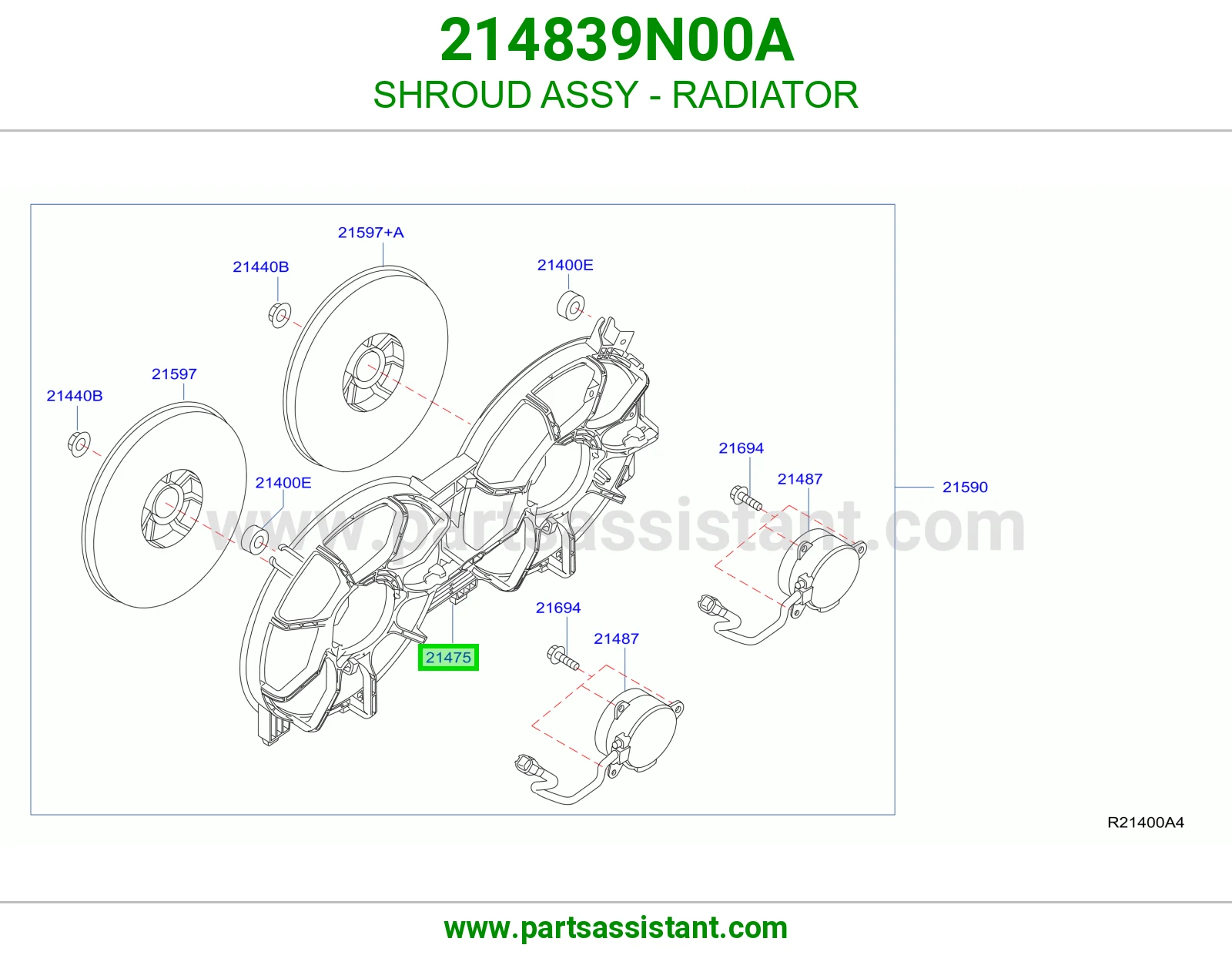 SHROUD ASSY - RADIATOR