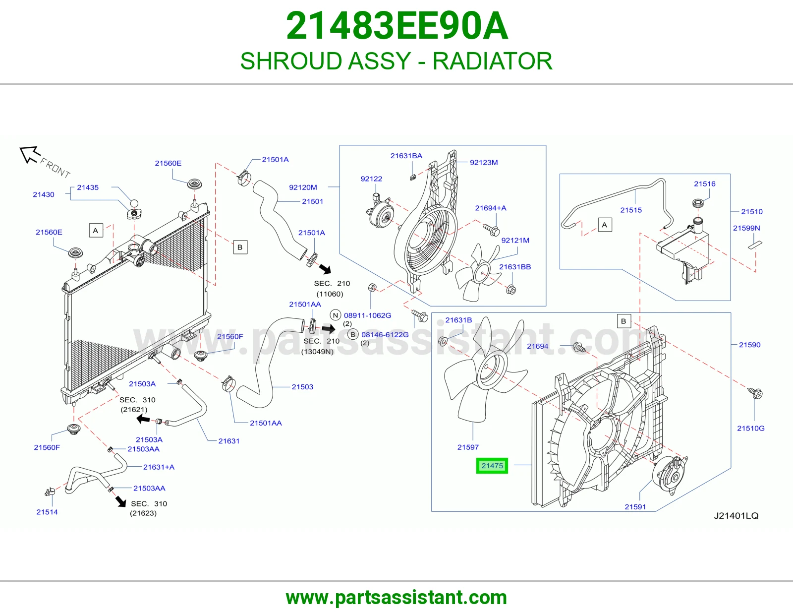 SHROUD ASSY - RADIATOR