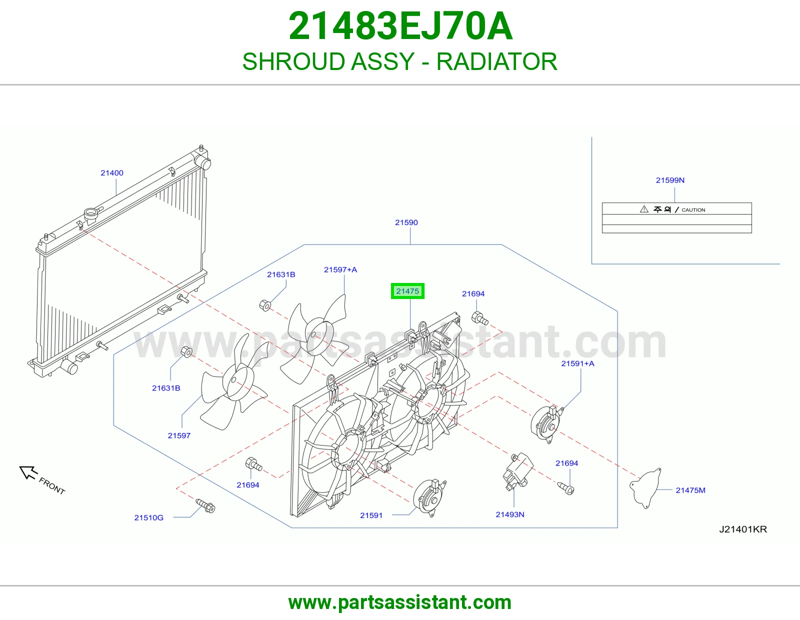 SHROUD ASSY - RADIATOR