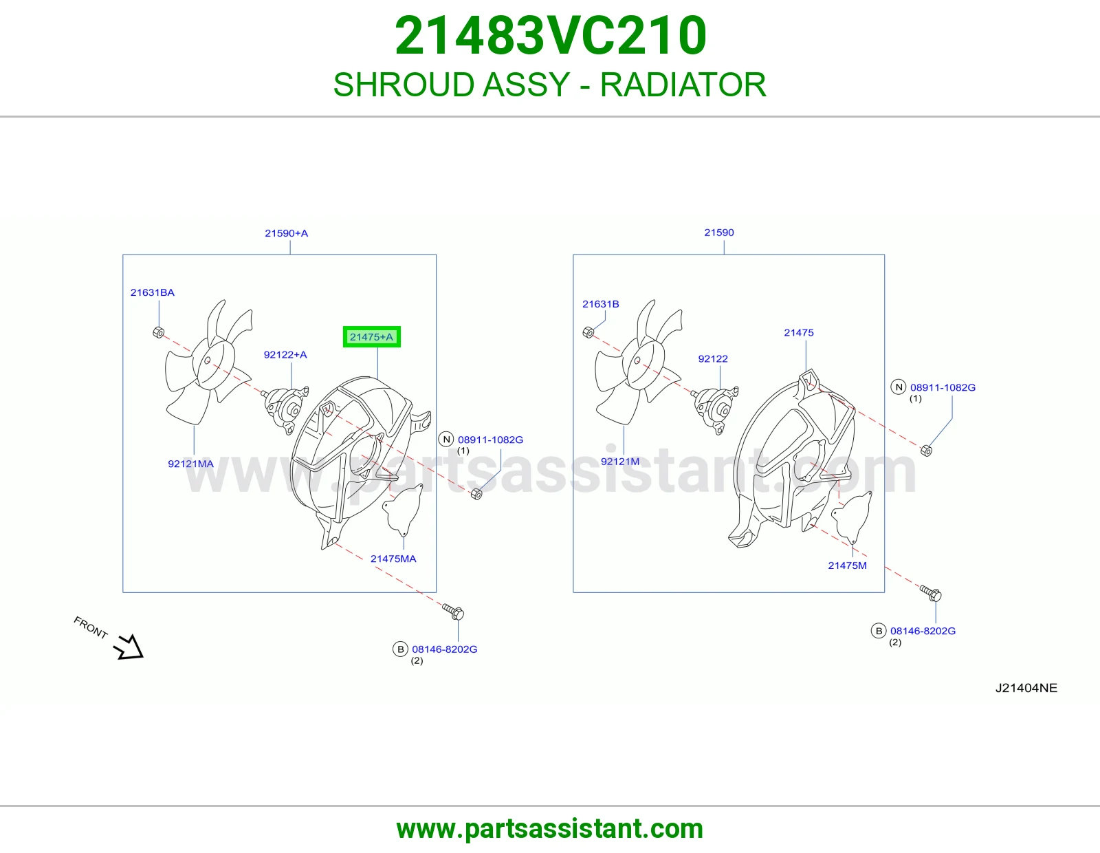 SHROUD ASSY - RADIATOR
