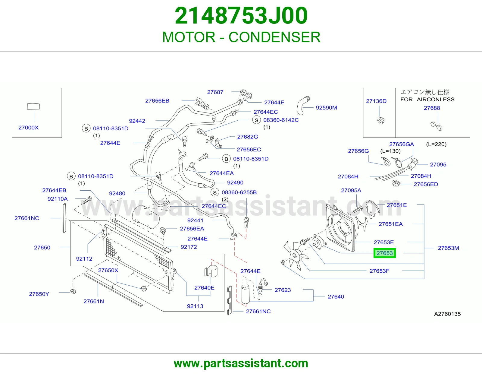 MOTOR - CONDENSER
