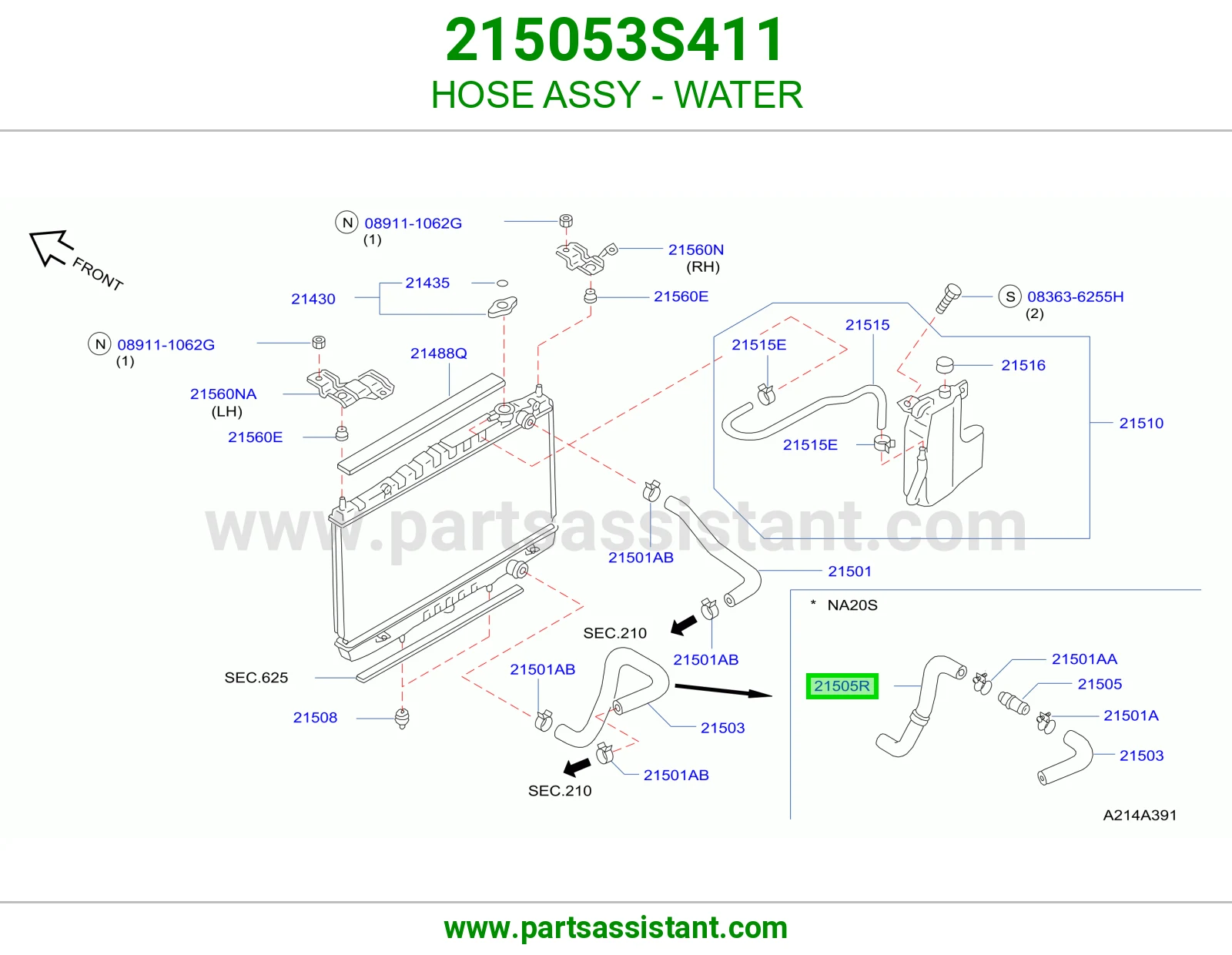HOSE ASSY - WATER