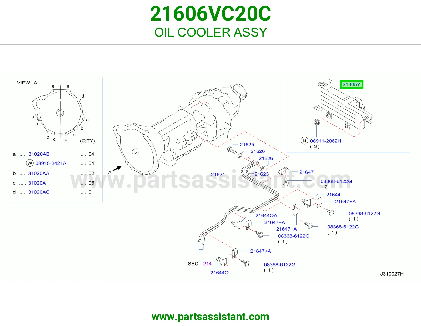 OIL COOLER ASSY