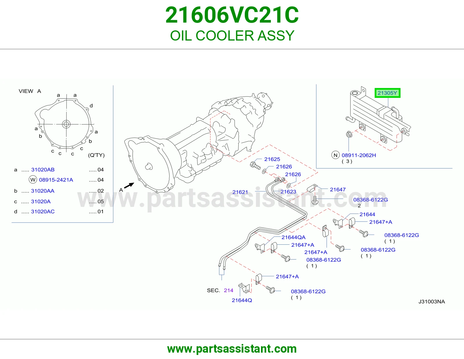 OIL COOLER ASSY