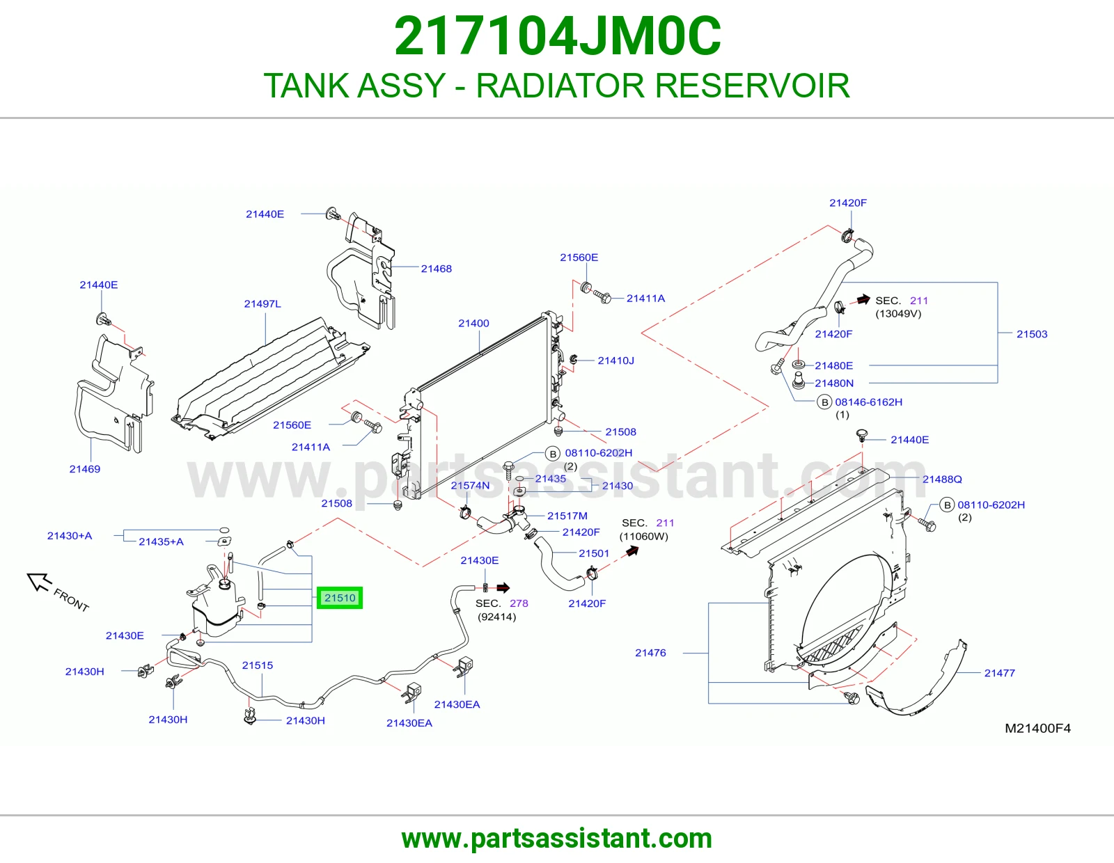 TANK ASSY - RADIATOR RESERVOIR