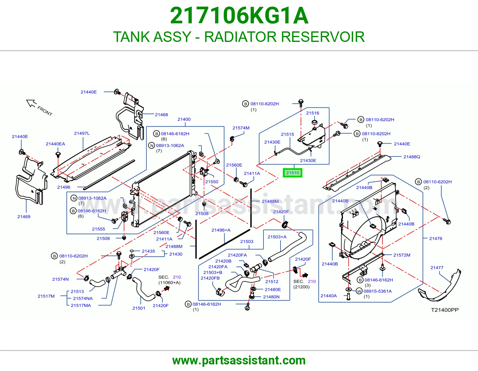 TANK ASSY - RADIATOR RESERVOIR
