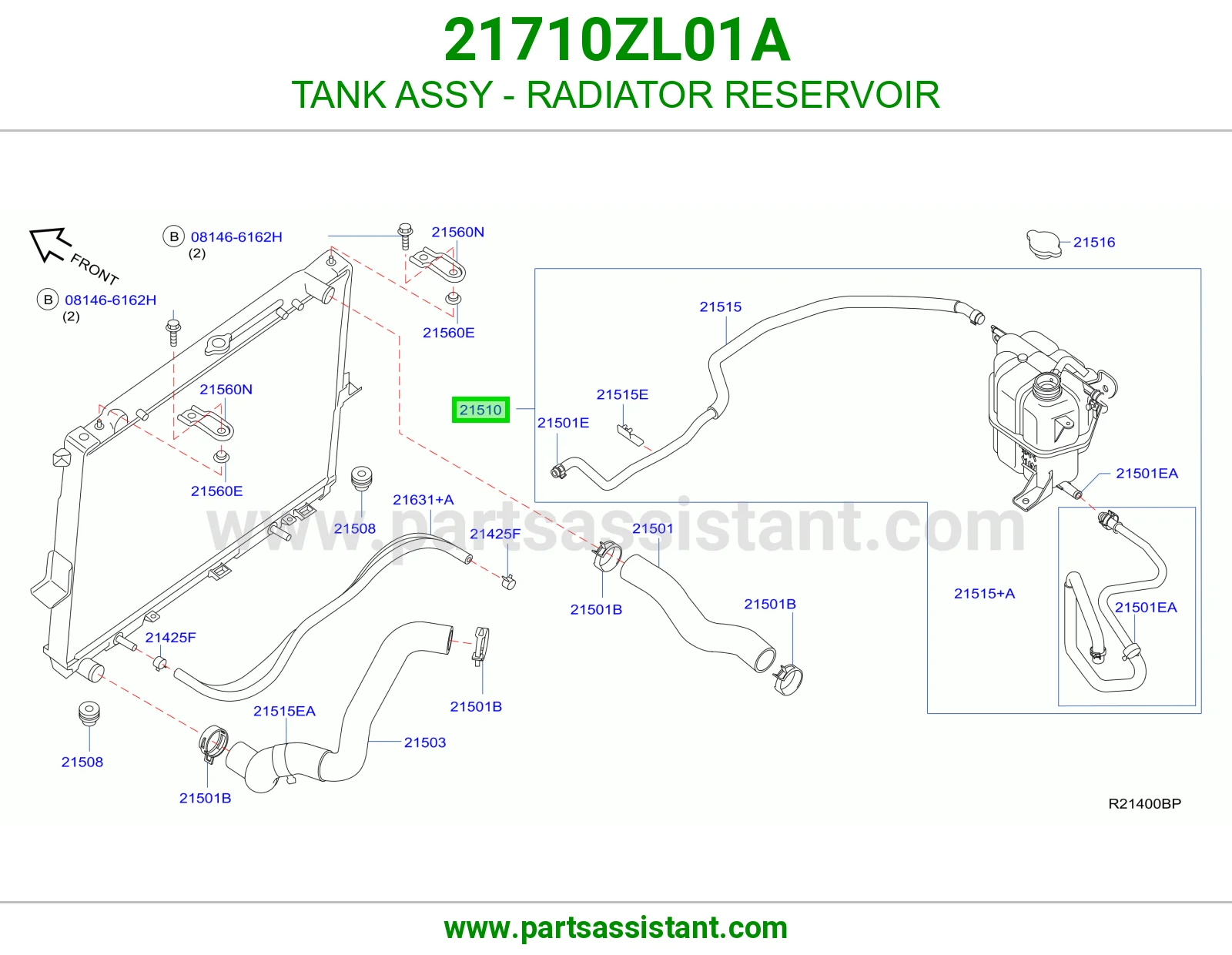 TANK ASSY - RADIATOR RESERVOIR