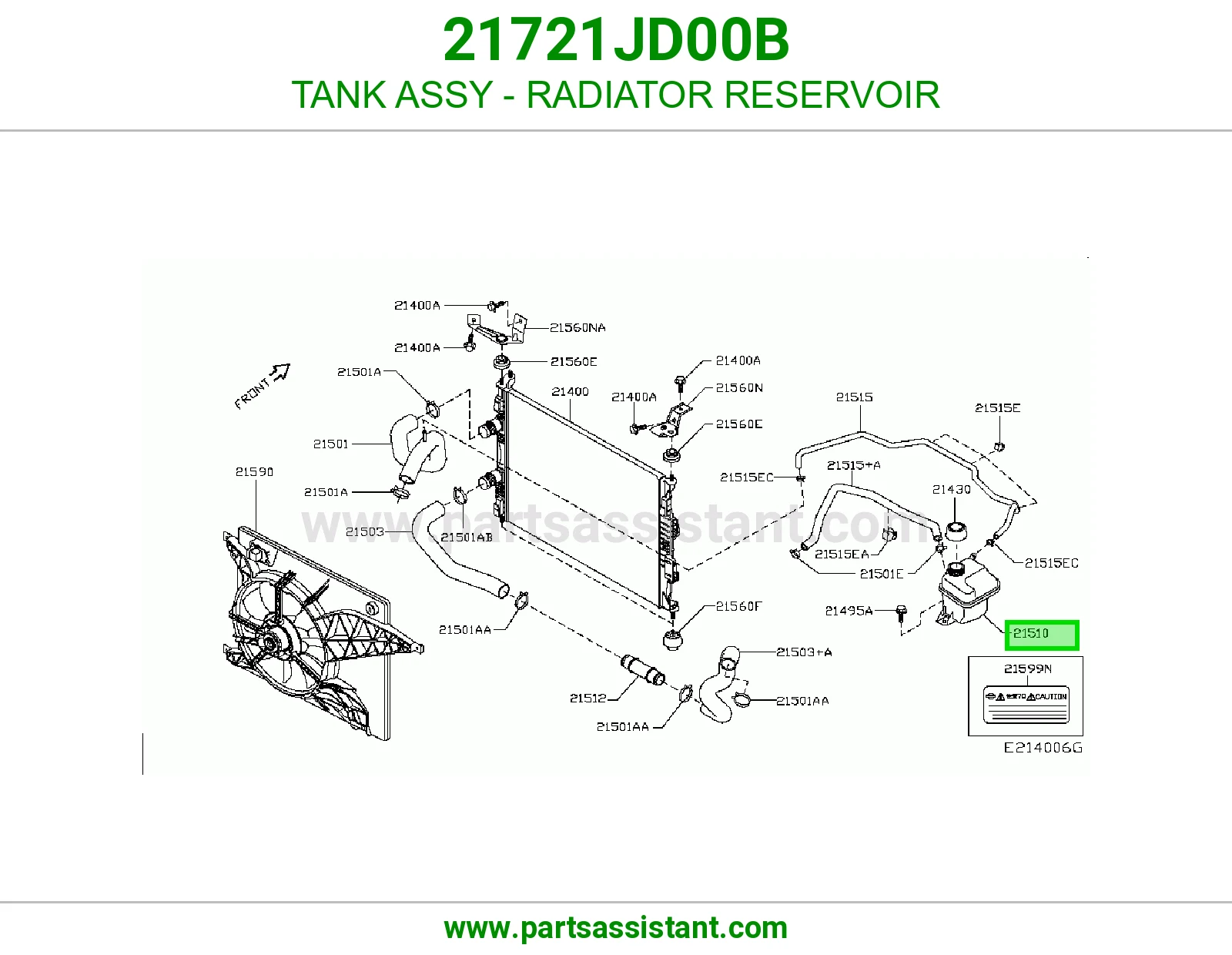 TANK ASSY - RADIATOR RESERVOIR
