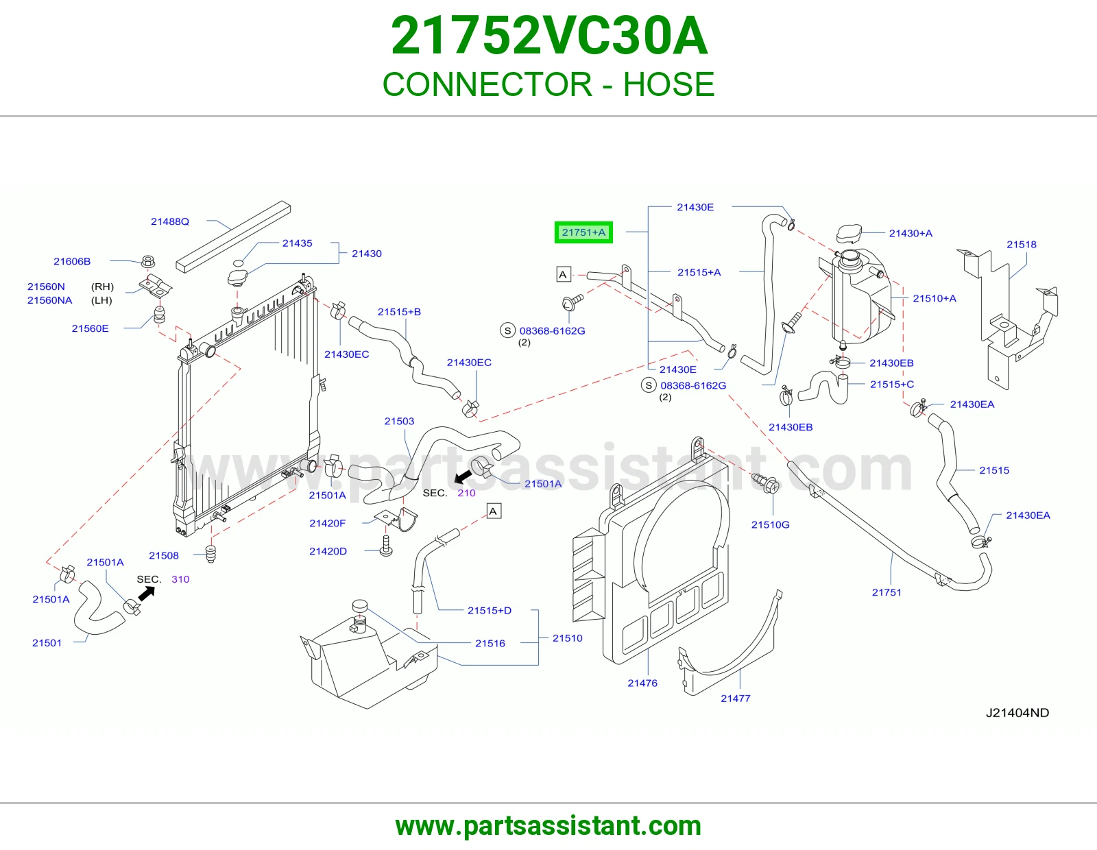CONNECTOR - HOSE
