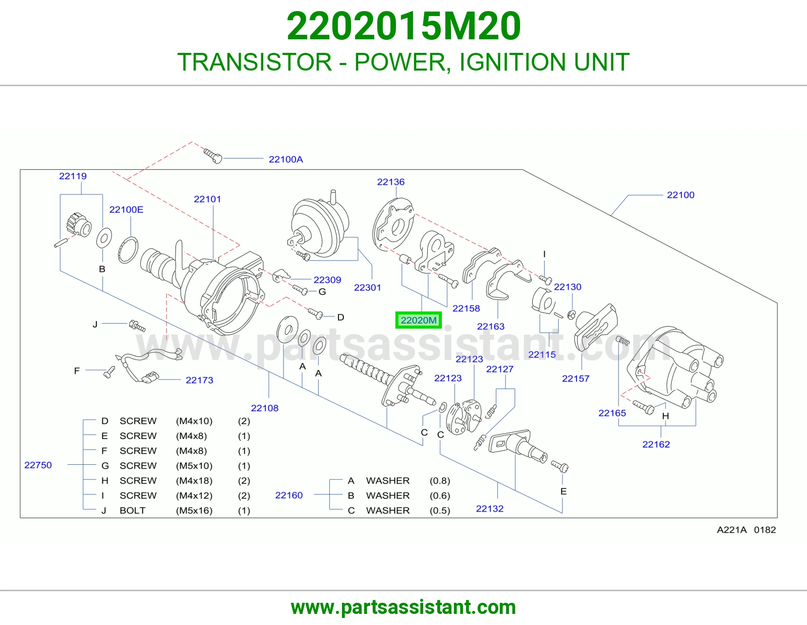 TRANSISTOR - POWER, IGNITION UNIT