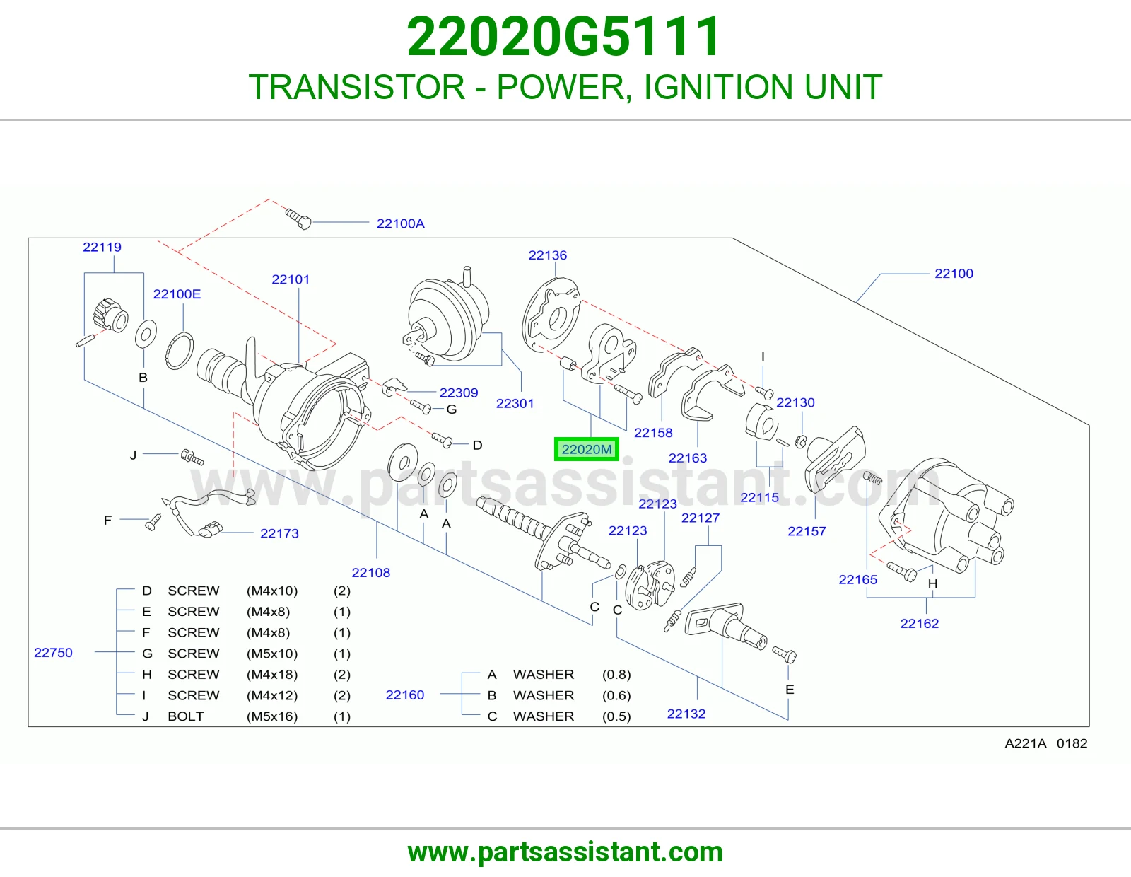 TRANSISTOR - POWER, IGNITION UNIT