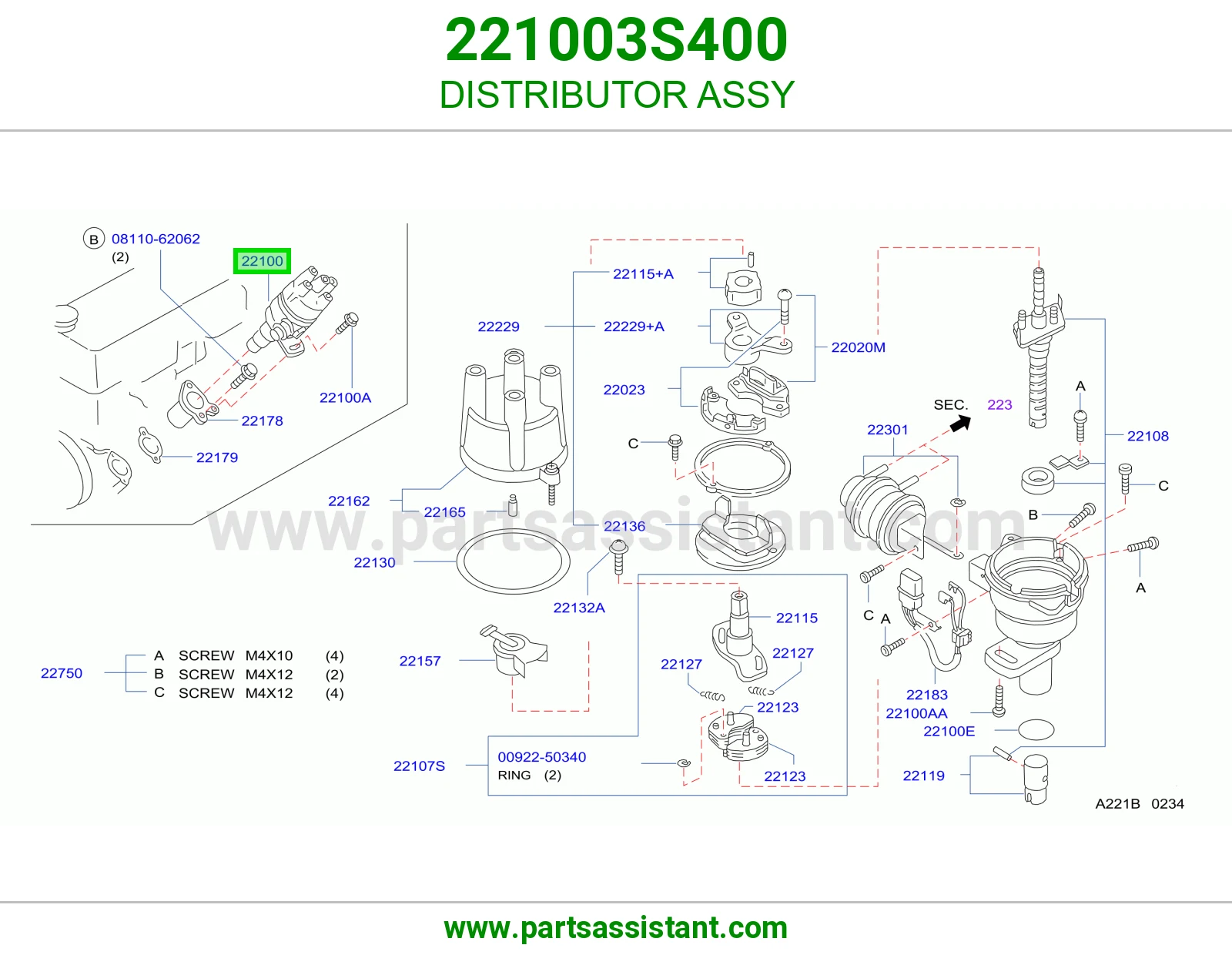DISTRIBUTOR ASSY