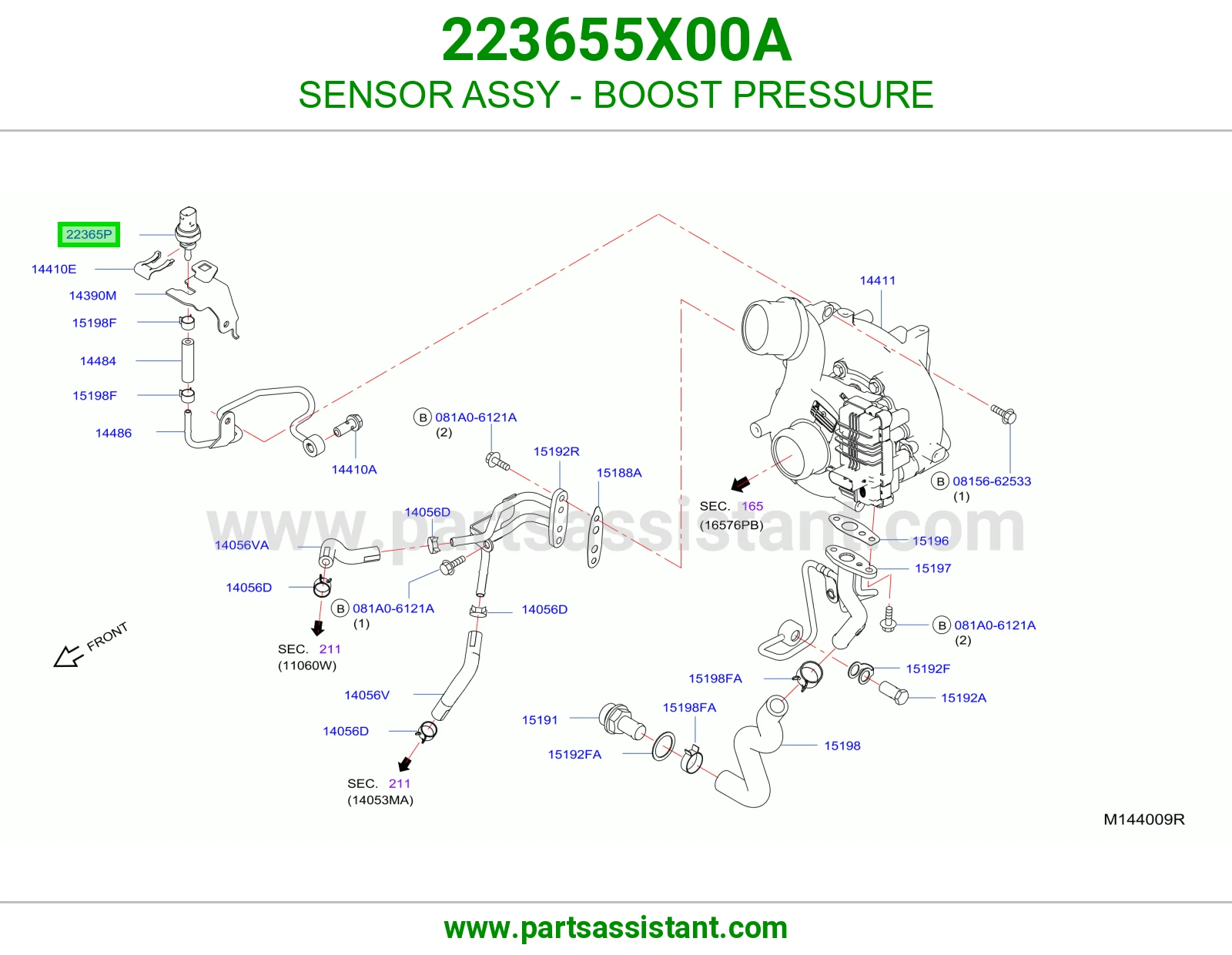 SENSOR ASSY - BOOST PRESSURE