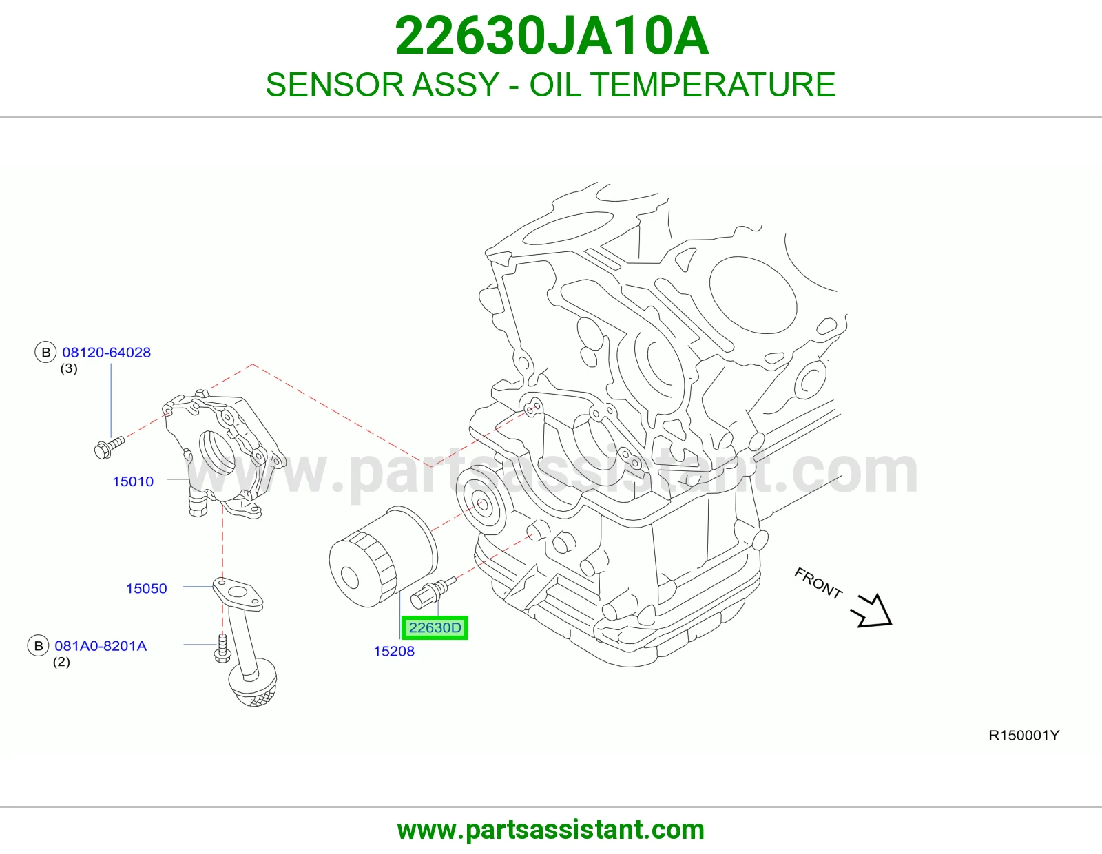 SENSOR ASSY - OIL TEMPERATURE