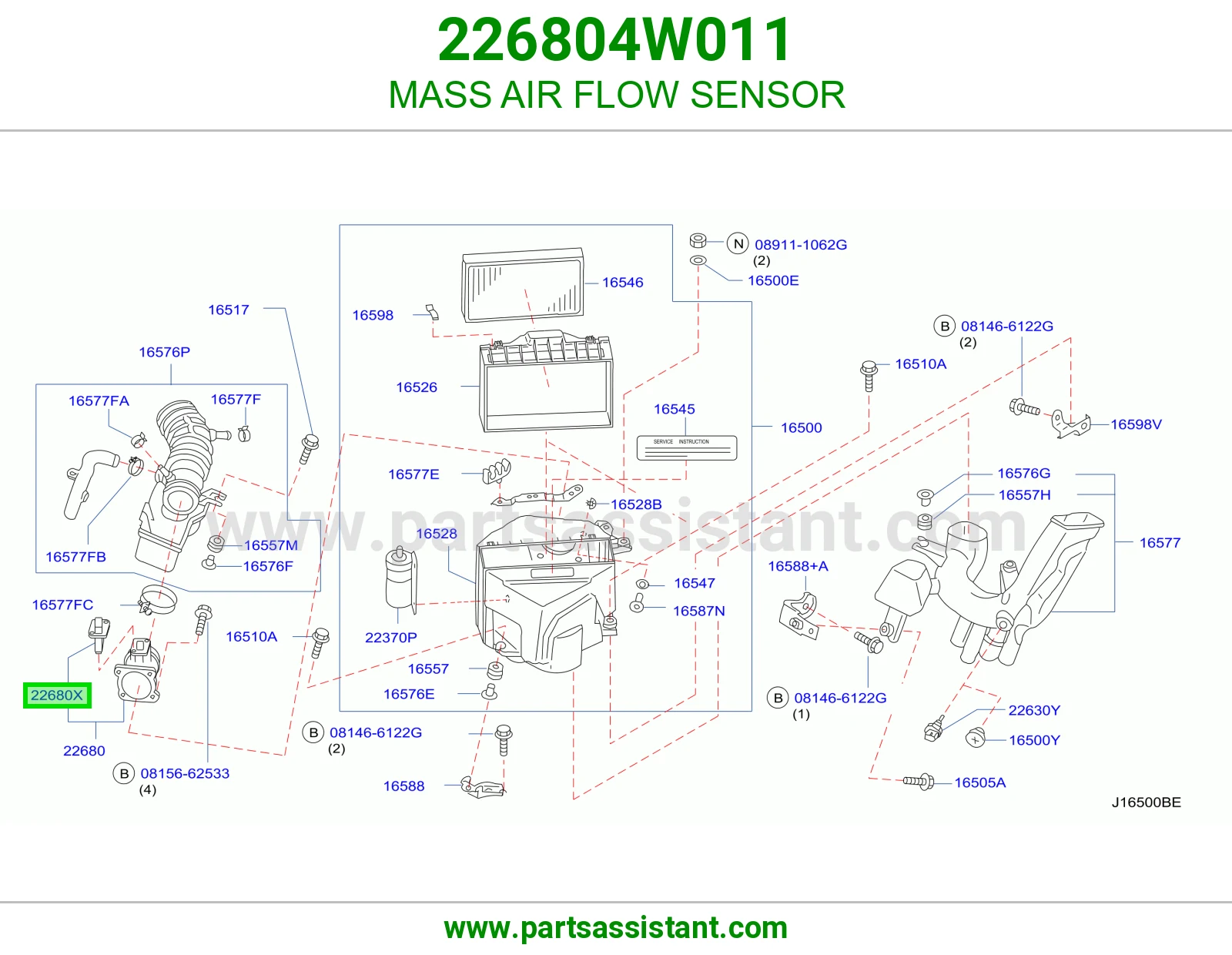 MASS AIR FLOW SENSOR