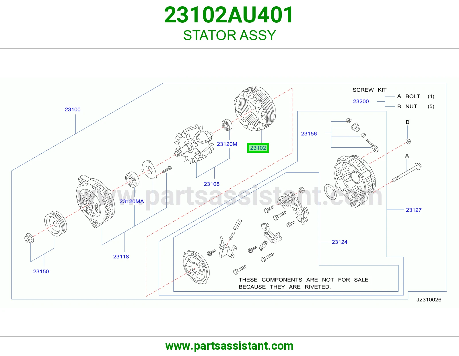 STATOR ASSY