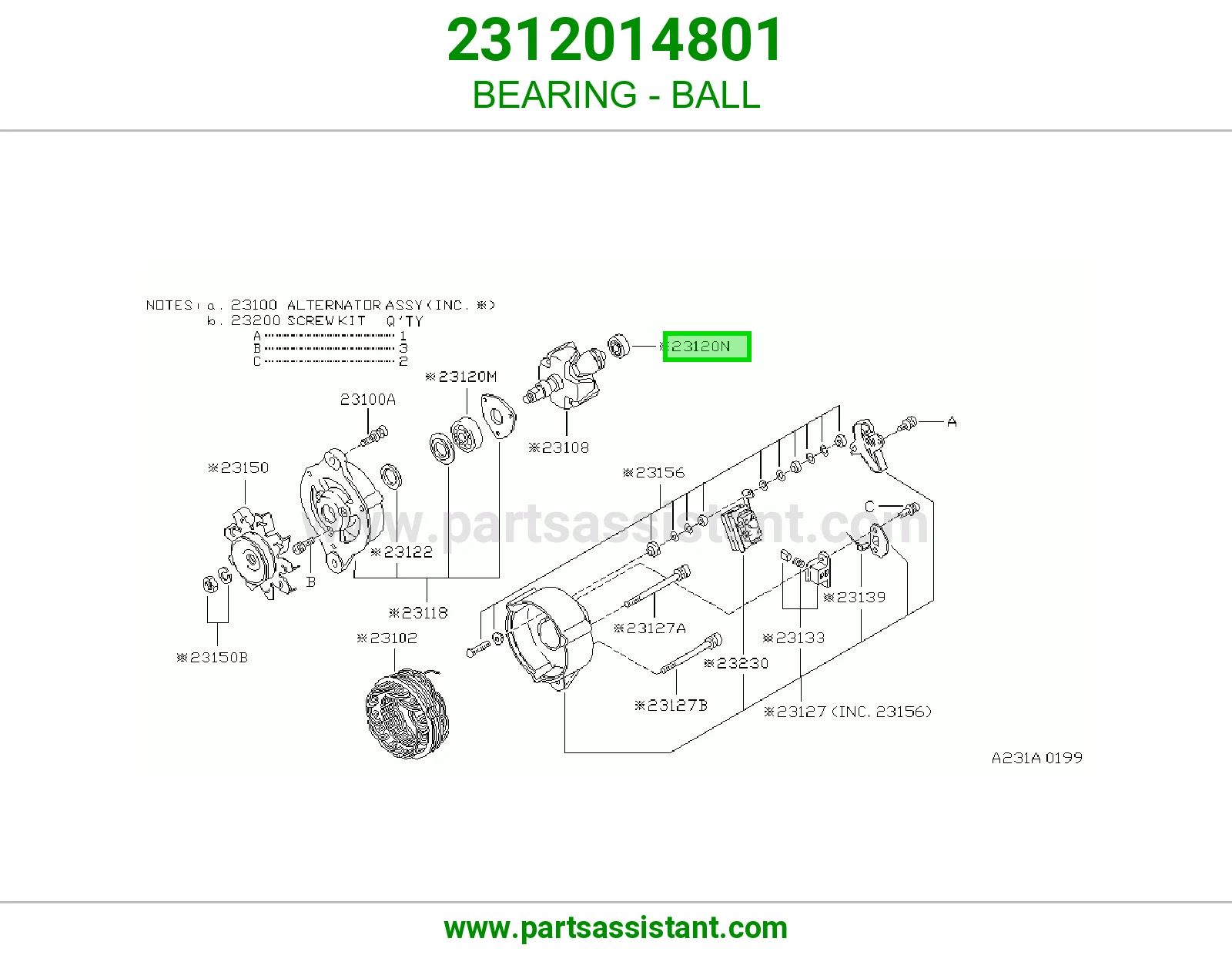 BEARING - BALL