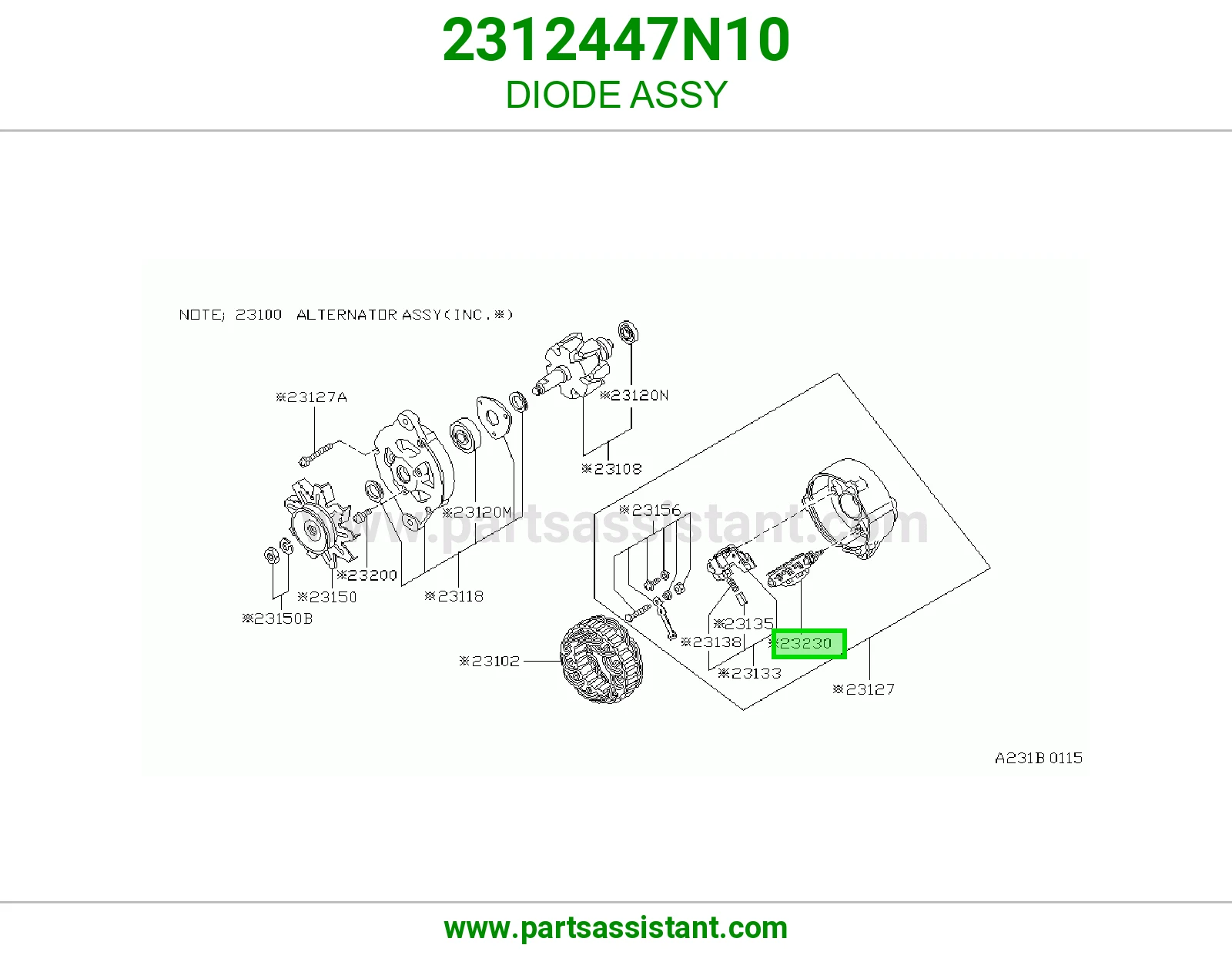 DIODE ASSY