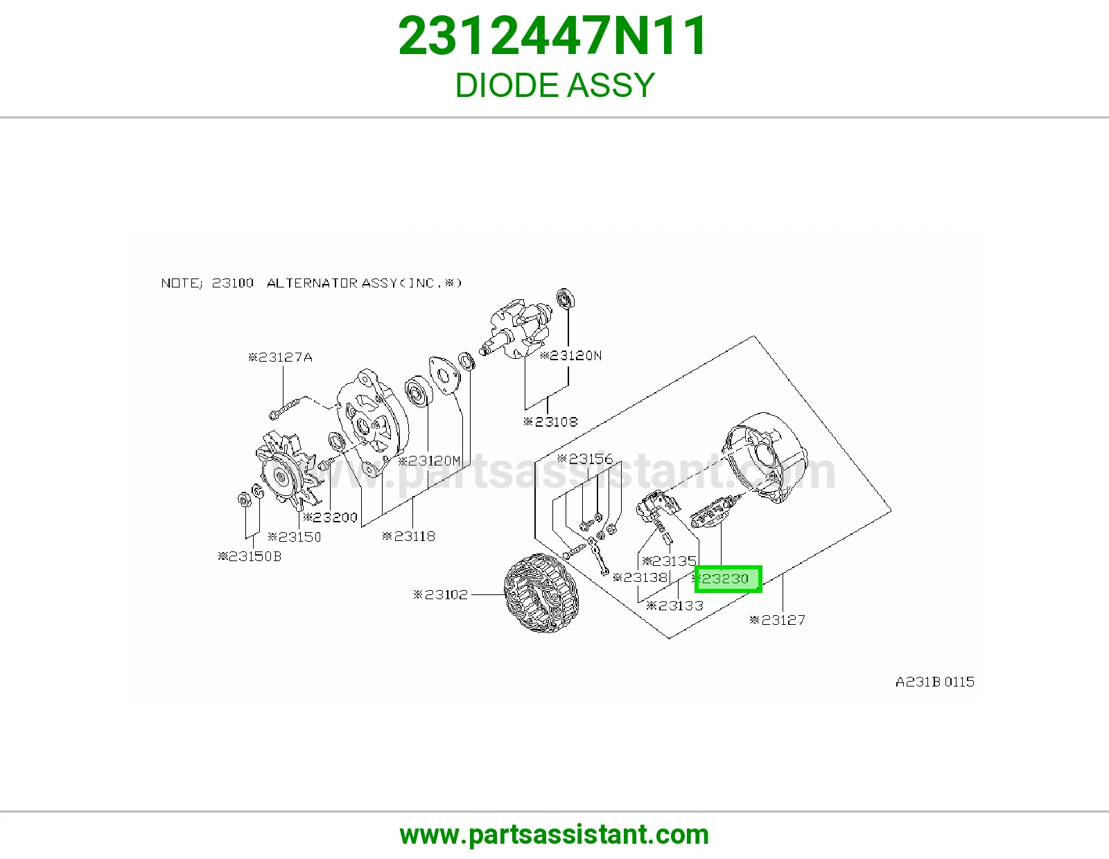 DIODE ASSY