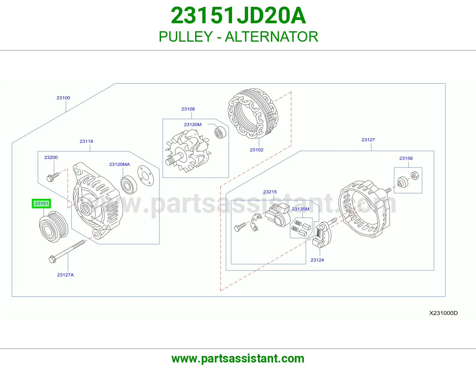 PULLEY - ALTERNATOR
