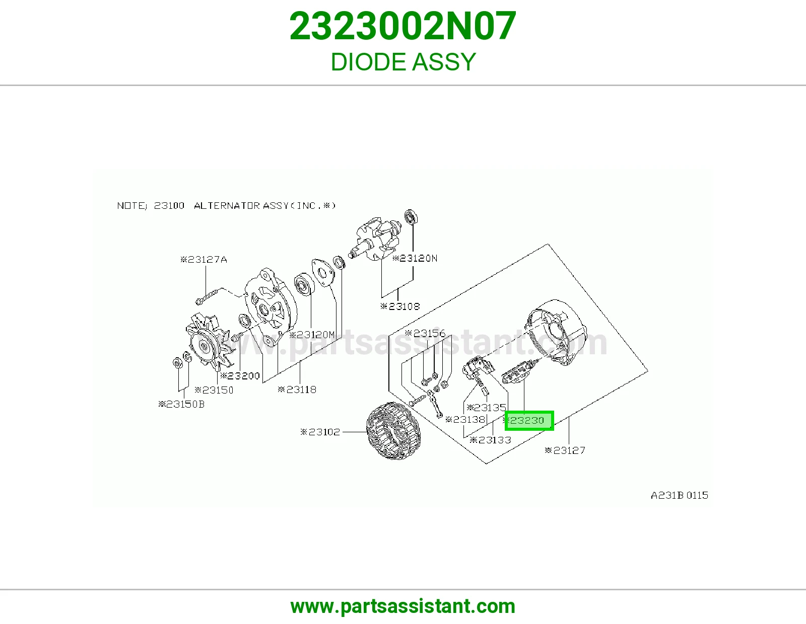 DIODE ASSY