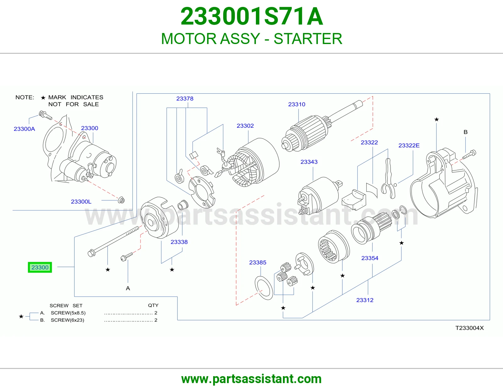 MOTOR ASSY - STARTER