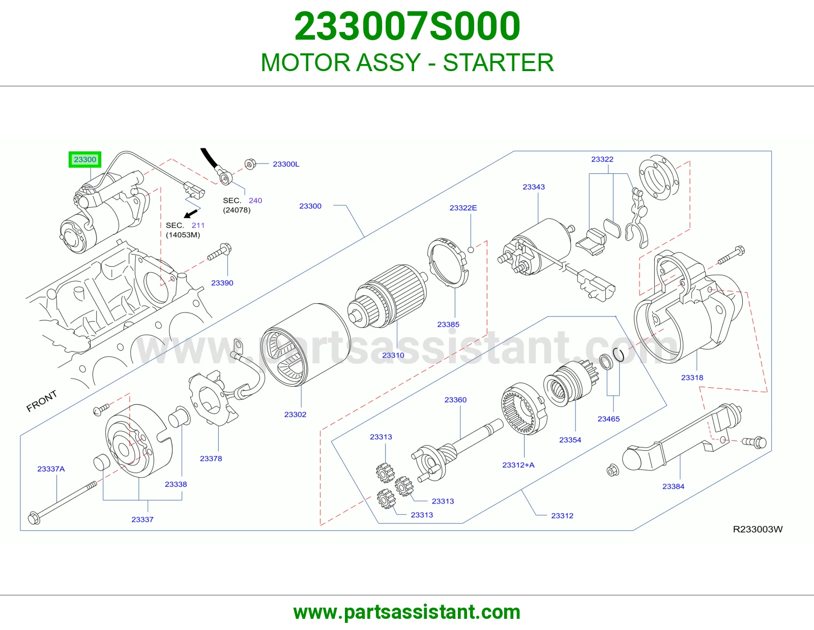 MOTOR ASSY - STARTER