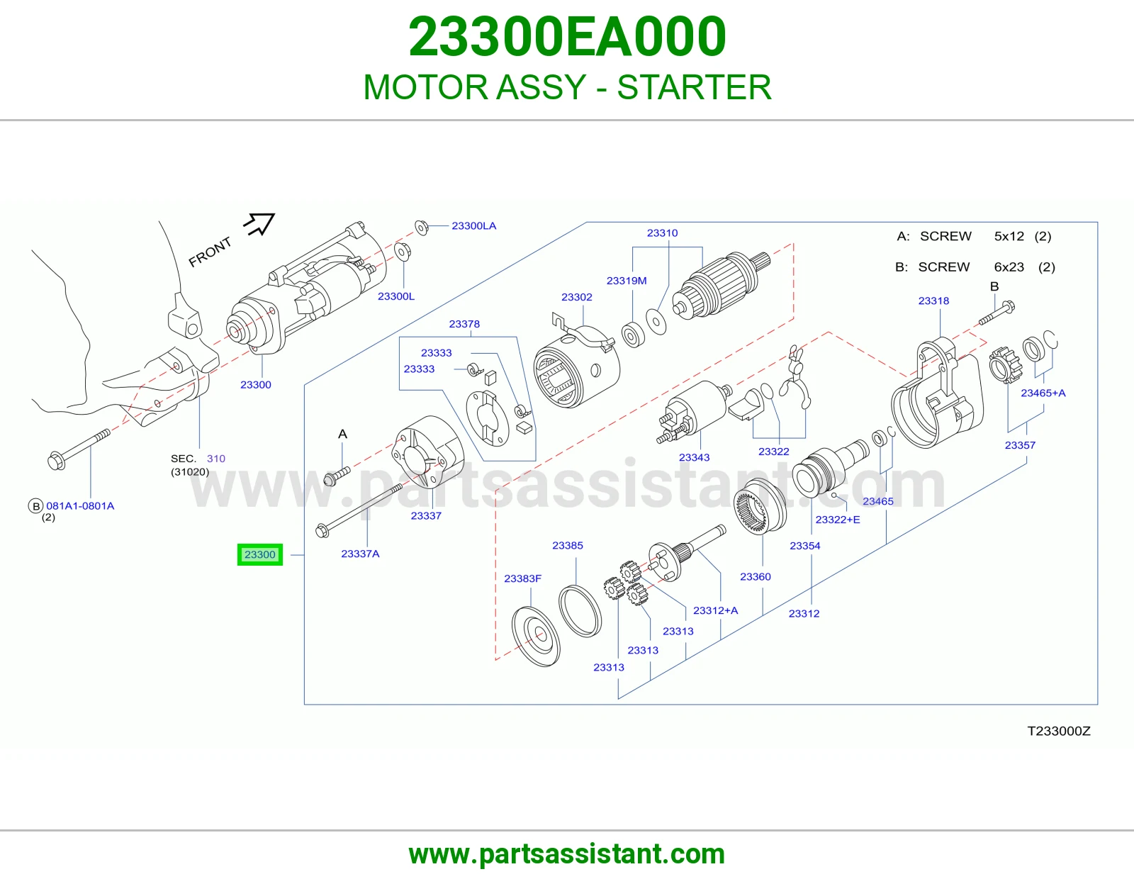 MOTOR ASSY - STARTER