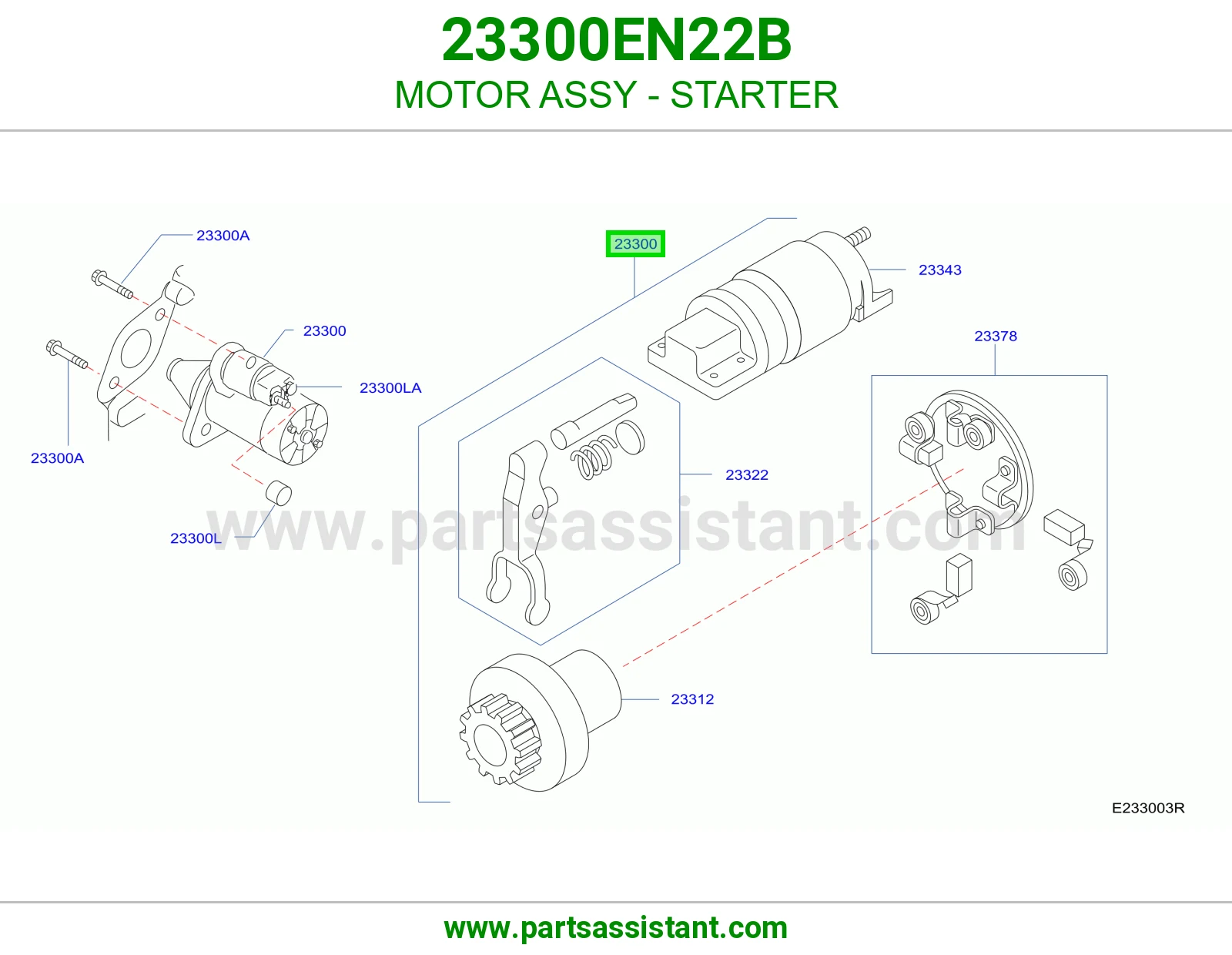 MOTOR ASSY - STARTER