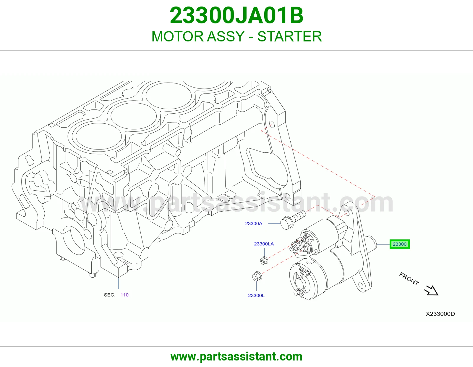 MOTOR ASSY - STARTER