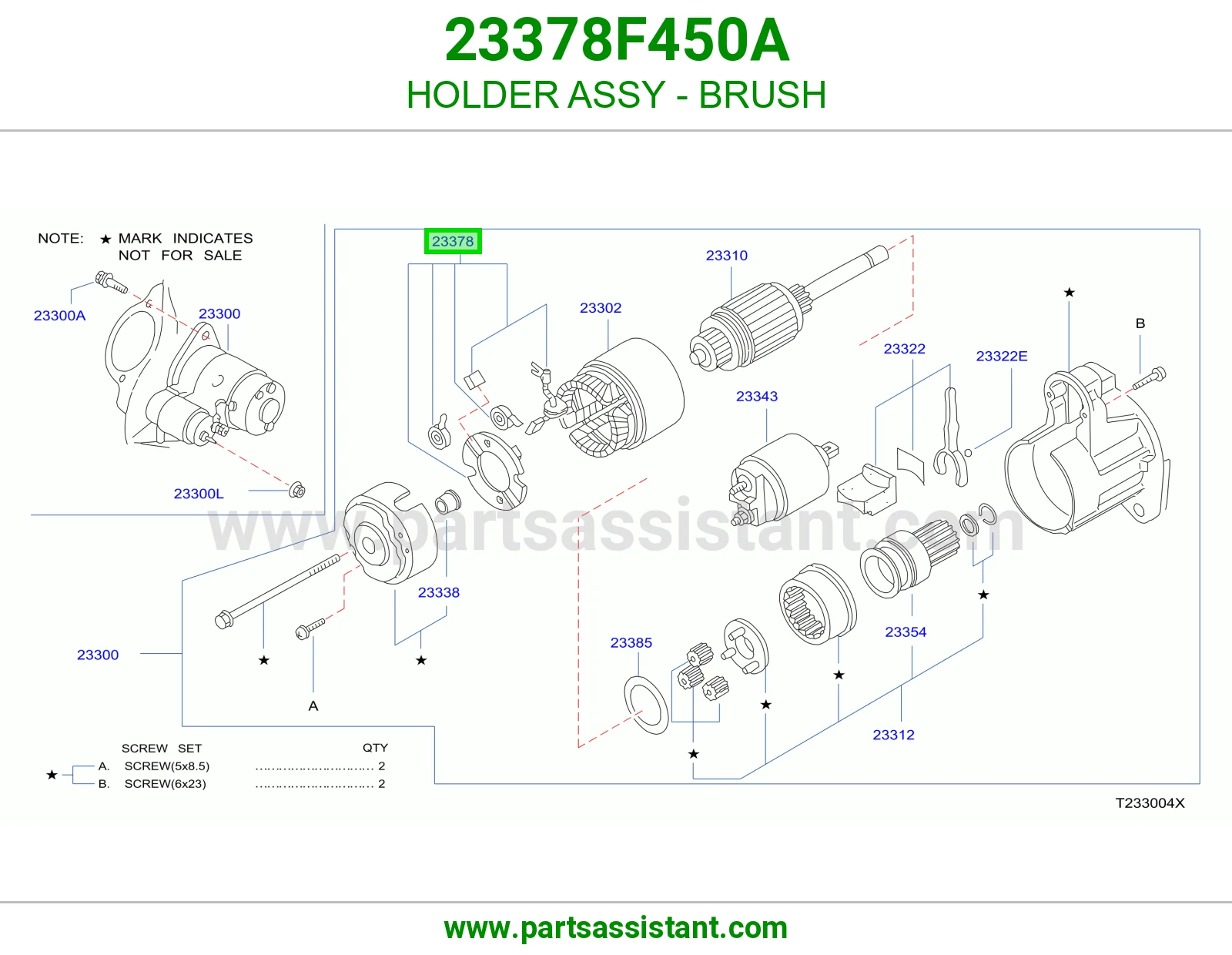 HOLDER ASSY - BRUSH