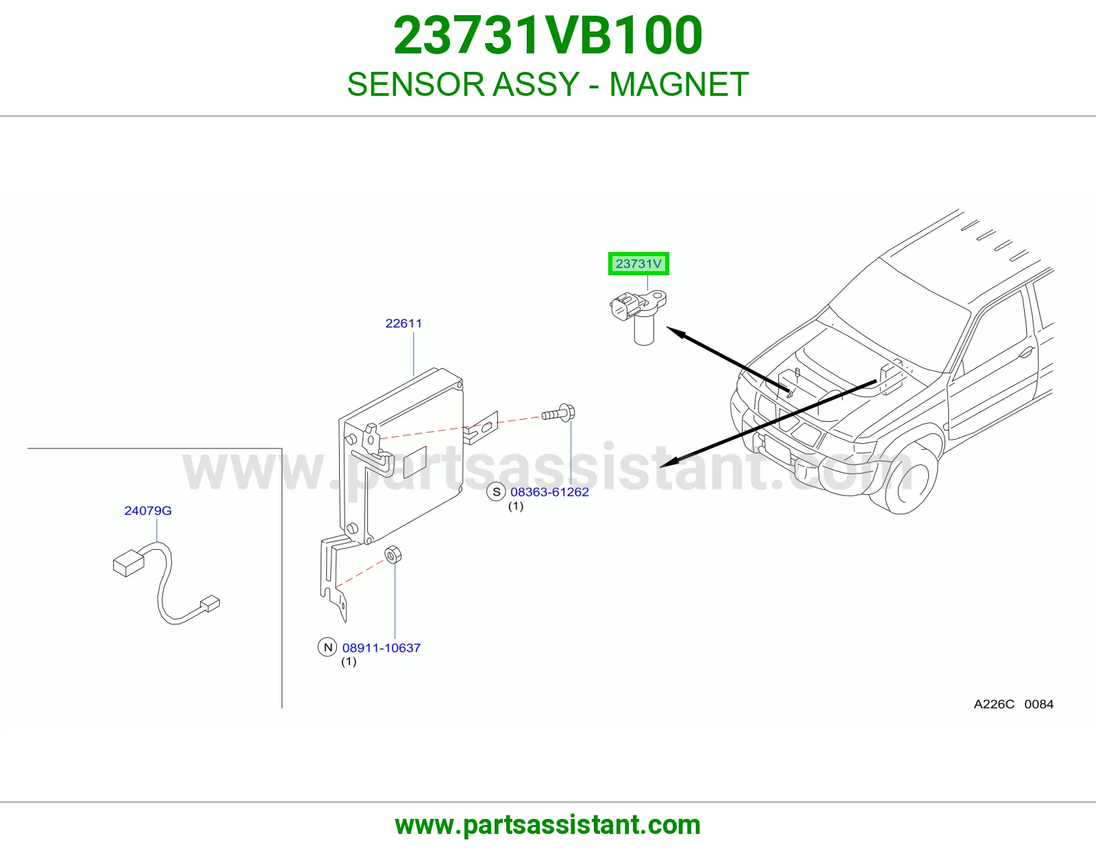 SENSOR ASSY - MAGNET