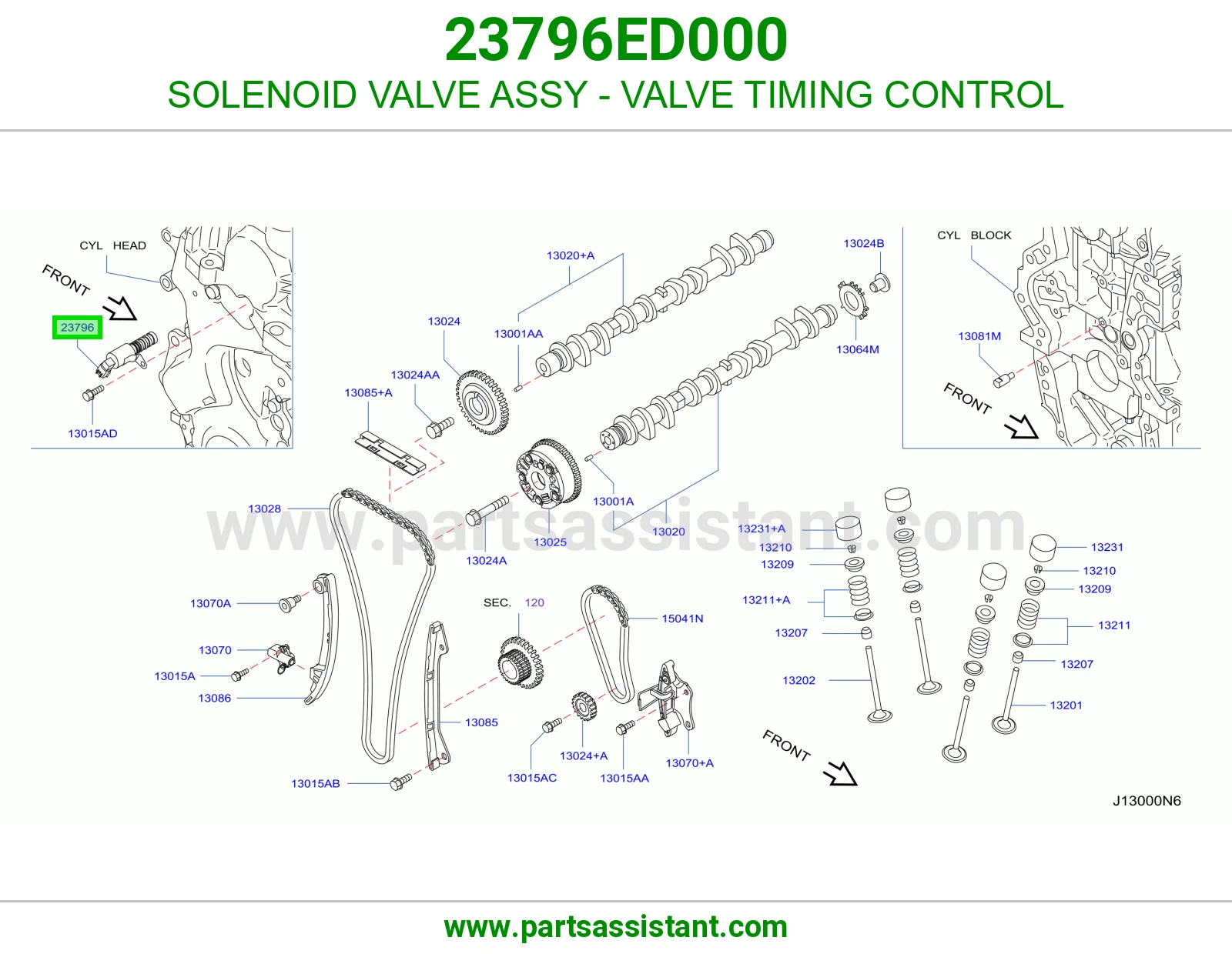 SOLENOID VALVE ASSY - VALVE TIMING CONTROL