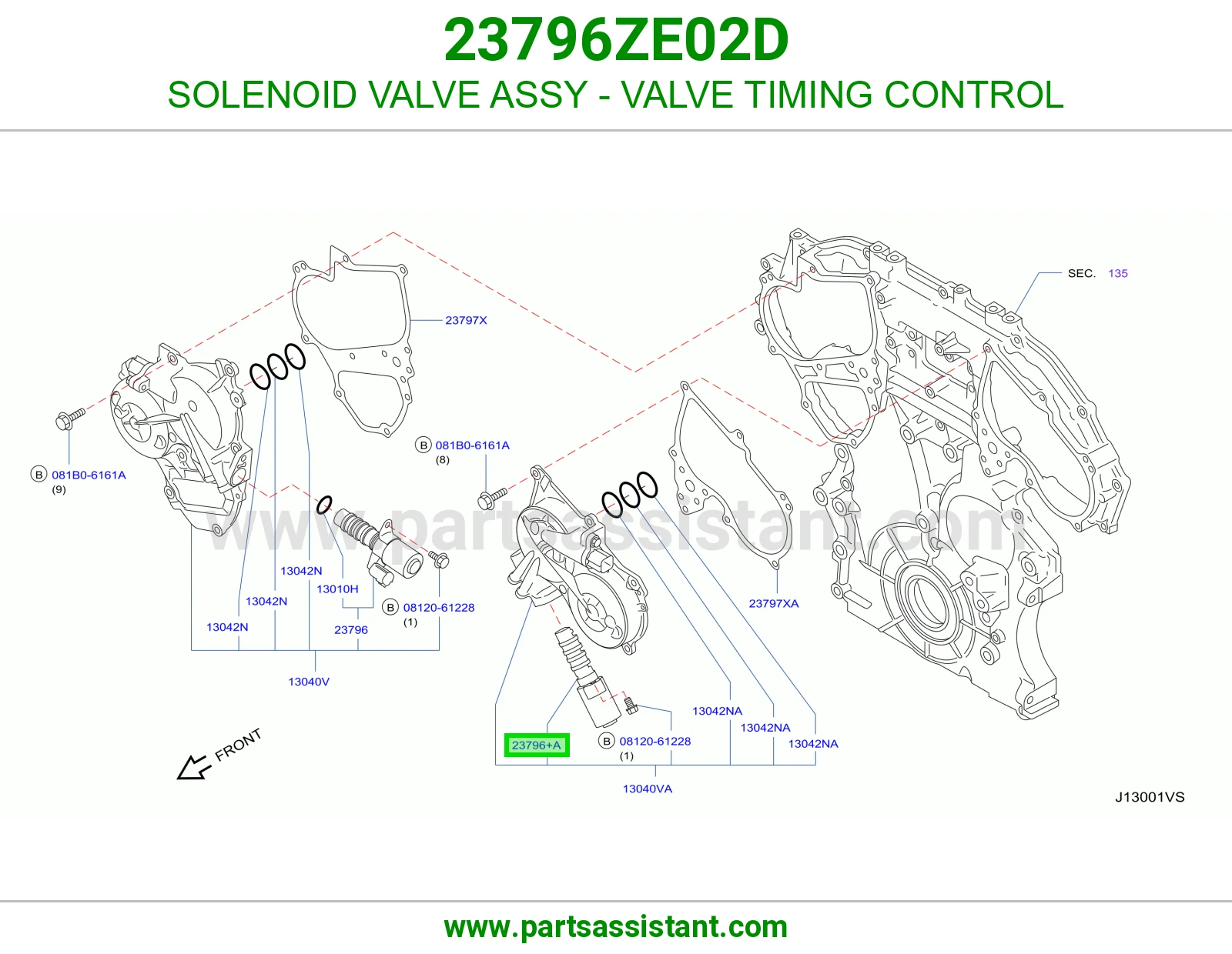 SOLENOID VALVE ASSY - VALVE TIMING CONTROL