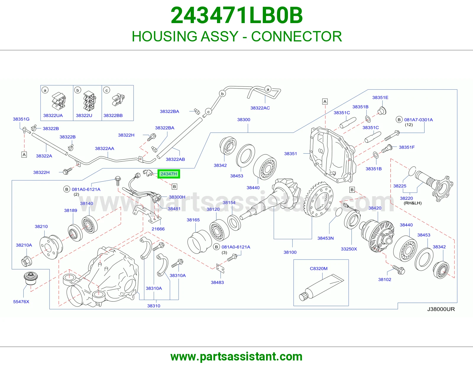 HOUSING ASSY - CONNECTOR