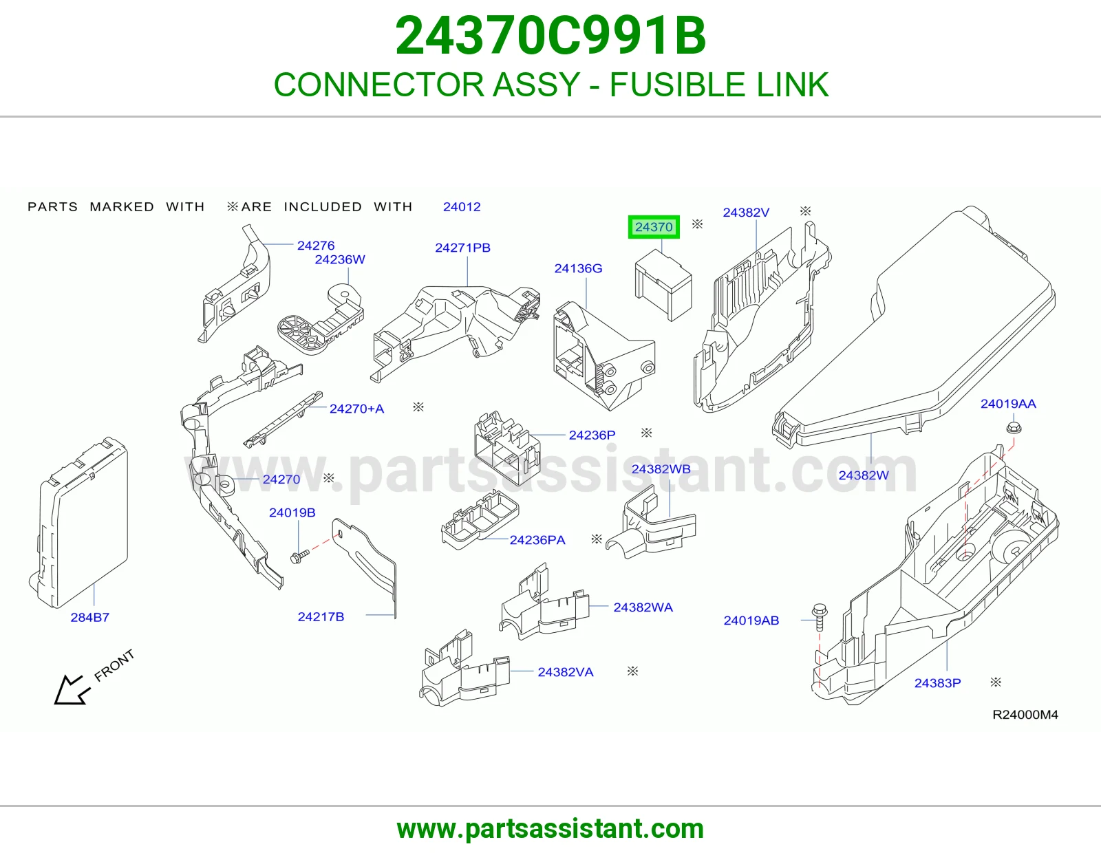 CONNECTOR ASSY - FUSIBLE LINK