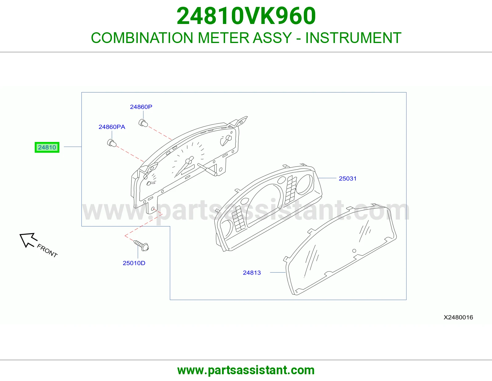 COMBINATION METER ASSY - INSTRUMENT