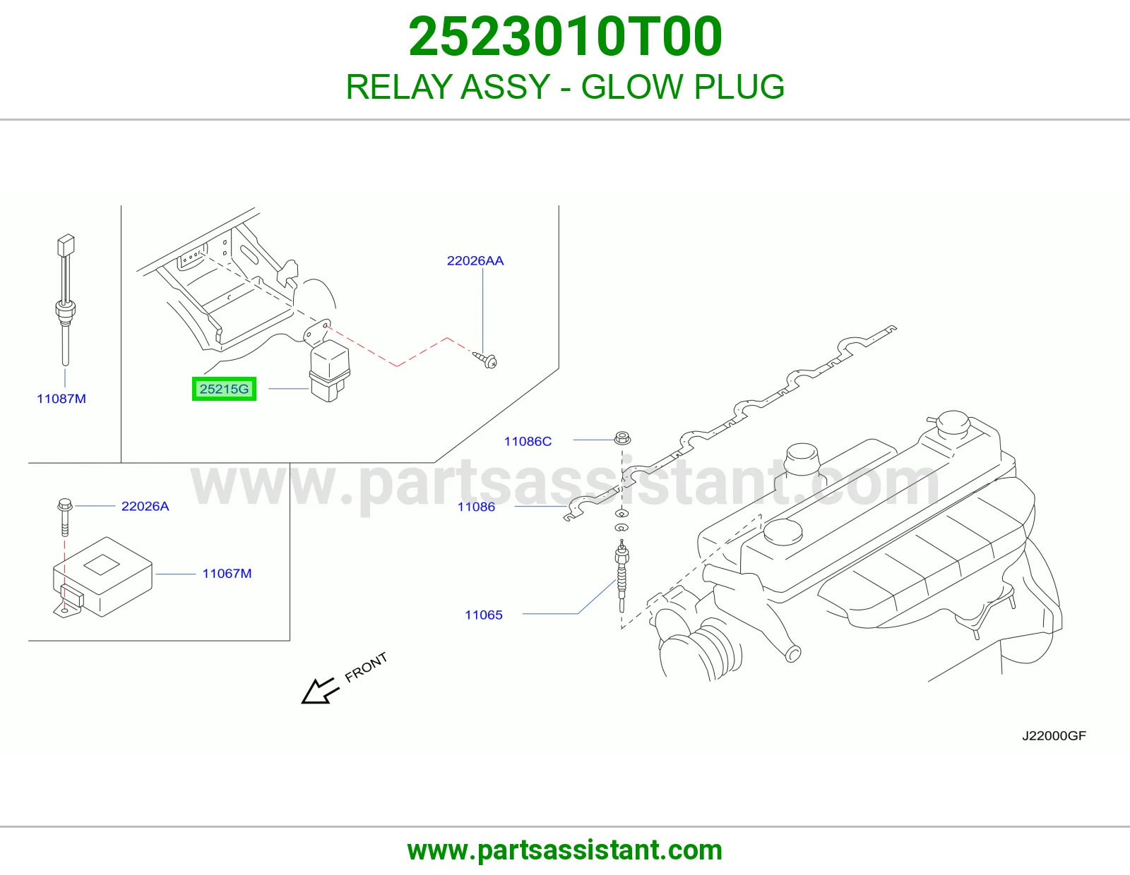 RELAY ASSY - GLOW PLUG