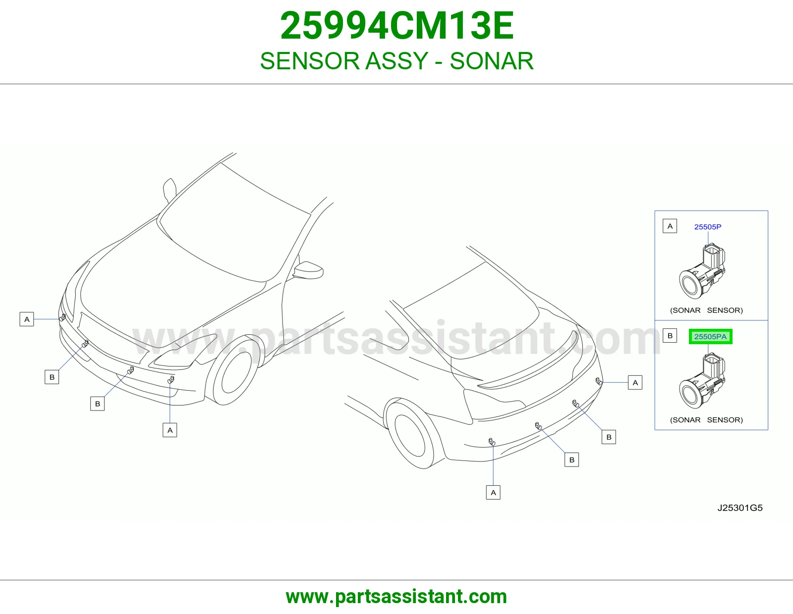 SENSOR ASSY - SONAR