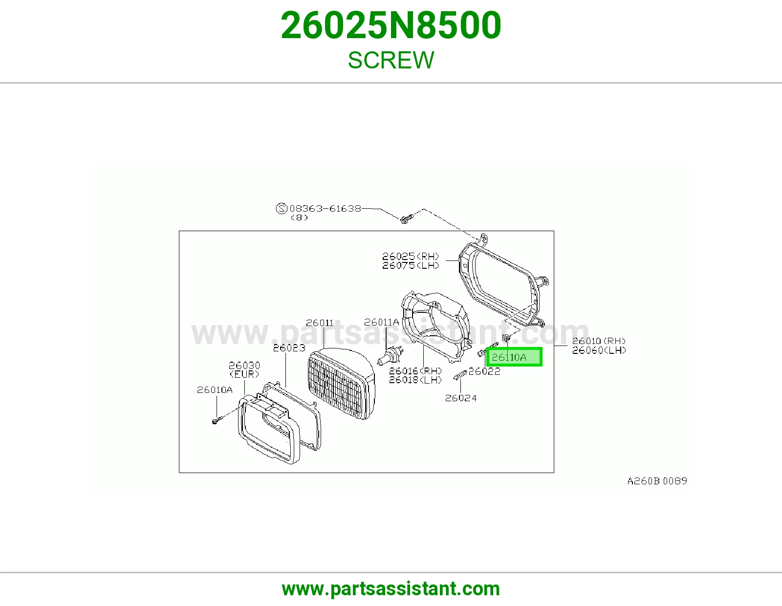 NUT - ADJUSTING SCREW