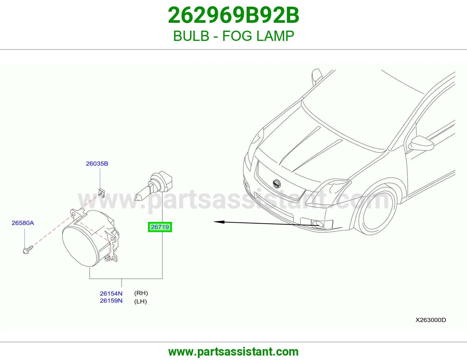 BULB - FOG LAMP